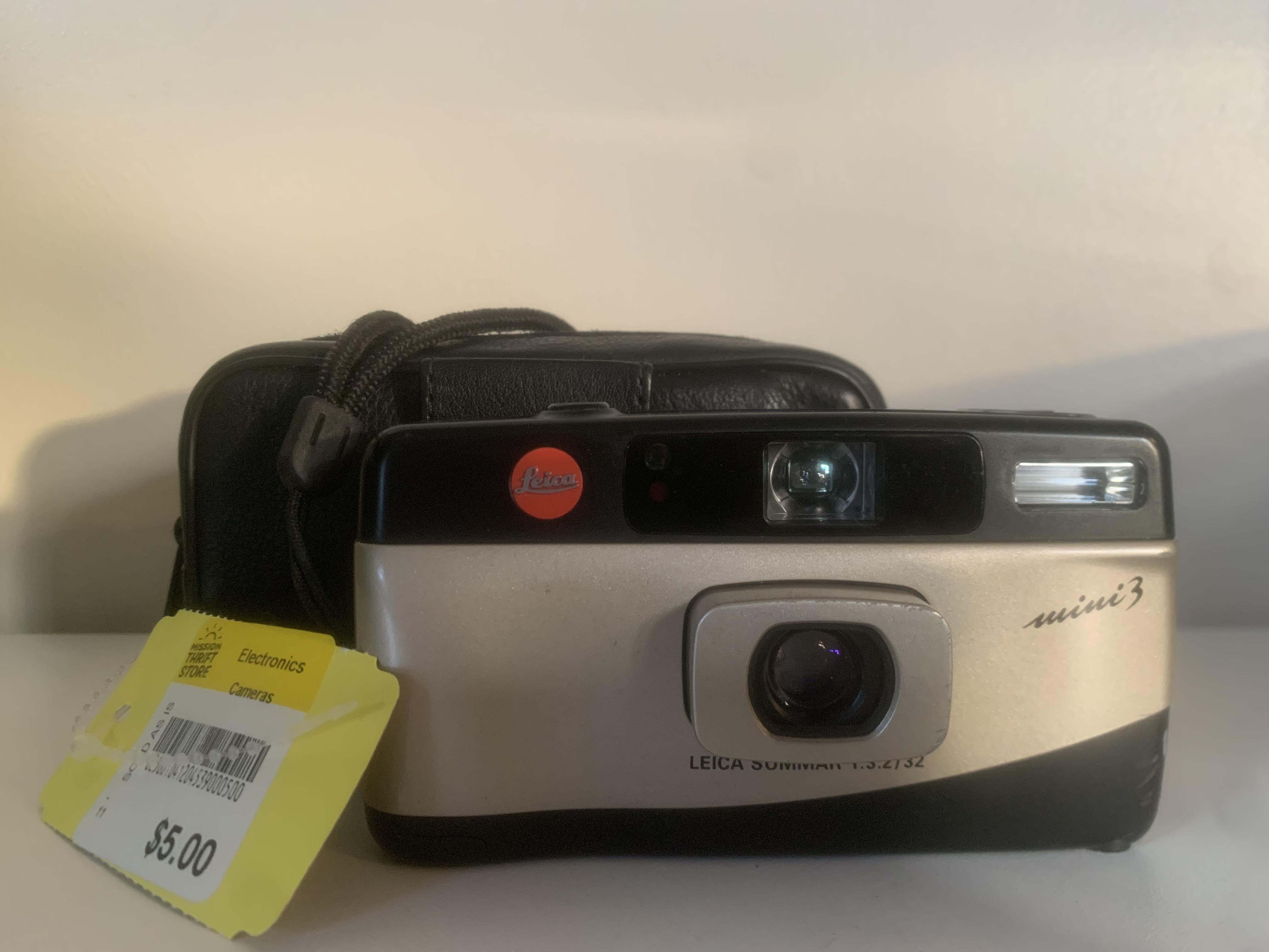 still can't believe it!!! a leica mini 3 priced at five dollars