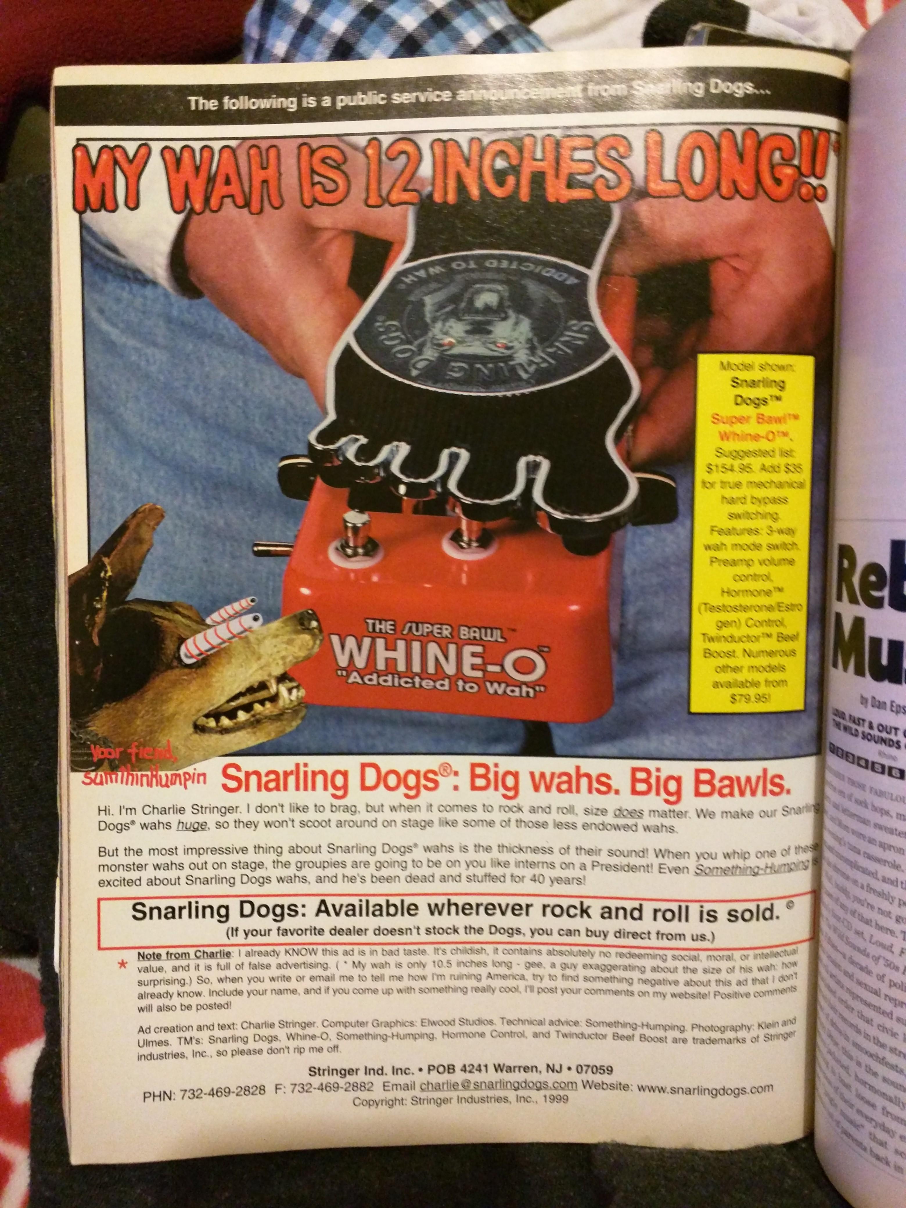 Found in a '99 Guitar World. Anyone still have these? : r/guitarpedals