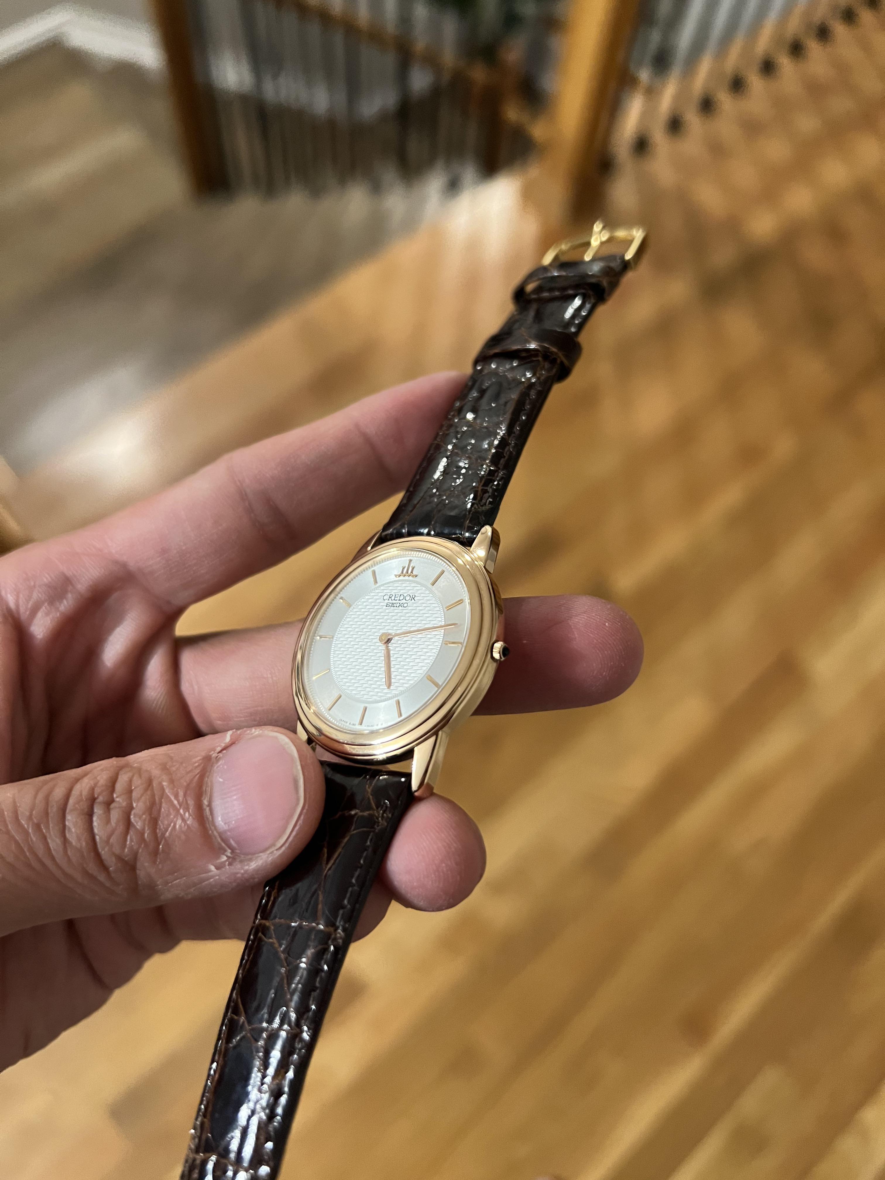 WTS] Seiko Credor 8J80-7020 - 18k yellow gold, 33mm HAQ dress