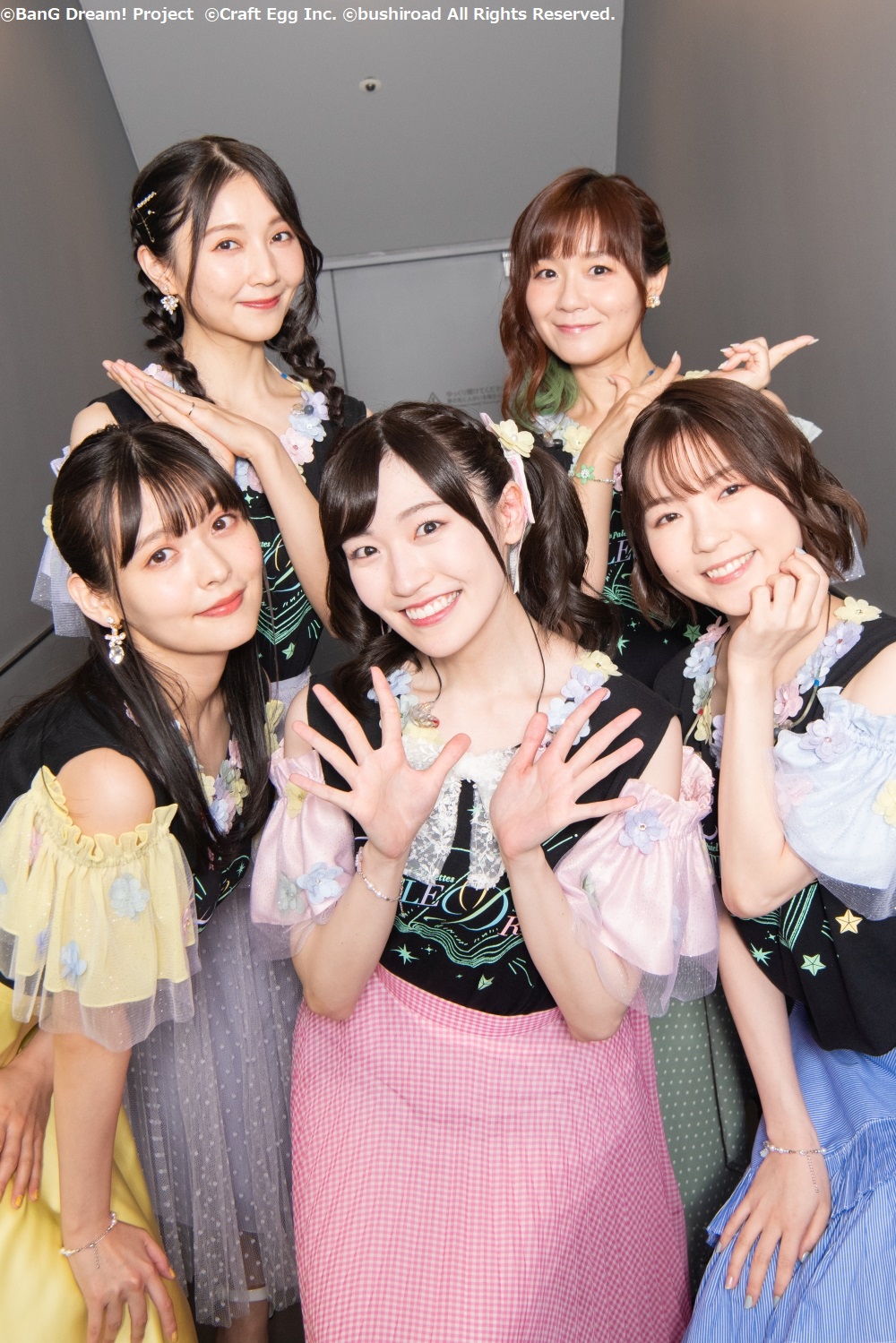 The whole Pastel*Palettes members are present at Pastel*Palettes