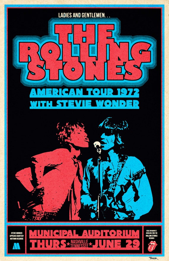 Exile On Mainstreet American Tour 1972 : r/rollingstones