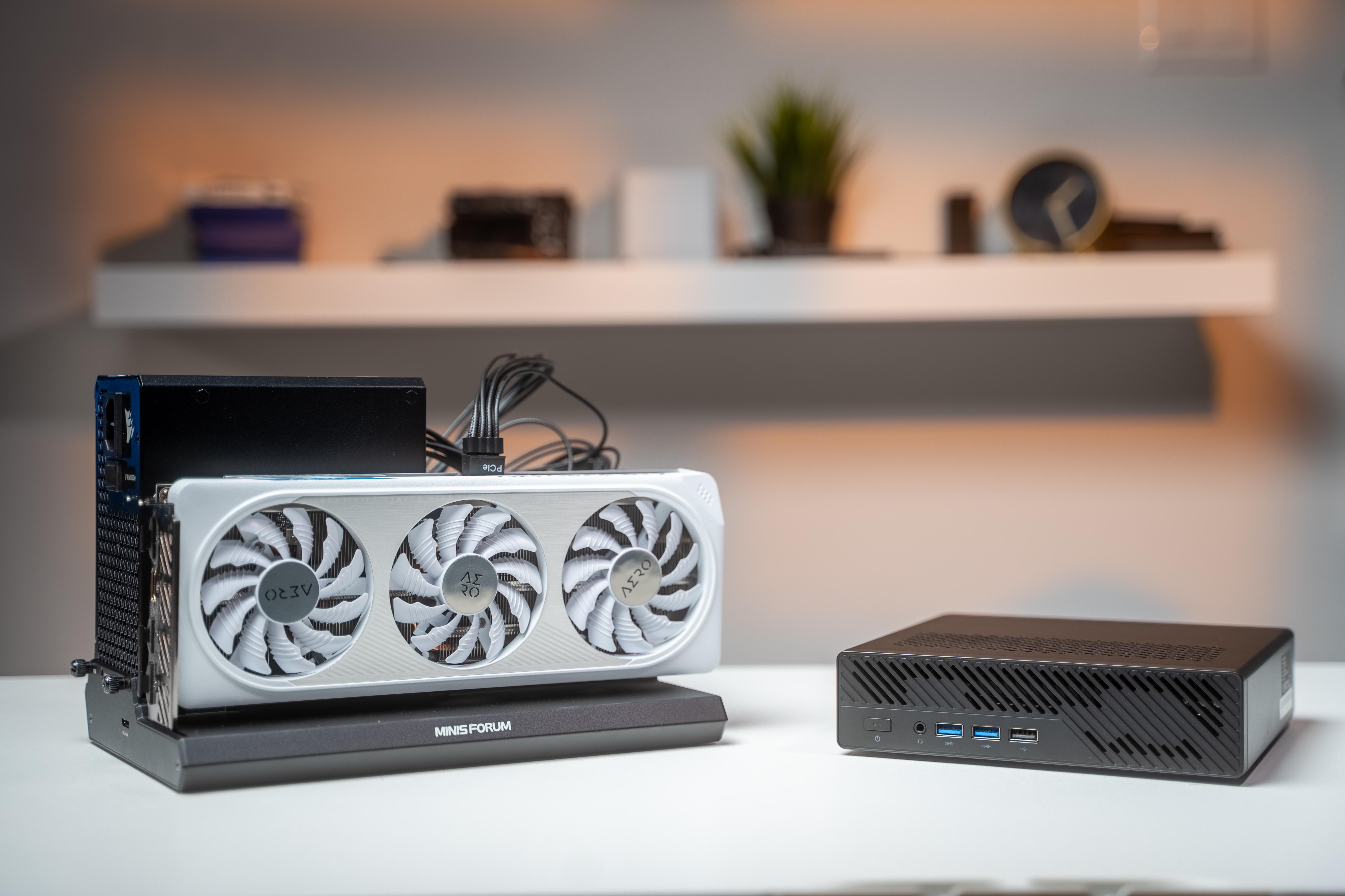 Using an eGPU with MiniSForum MS-A2 & RTX 4060 : r/homelab