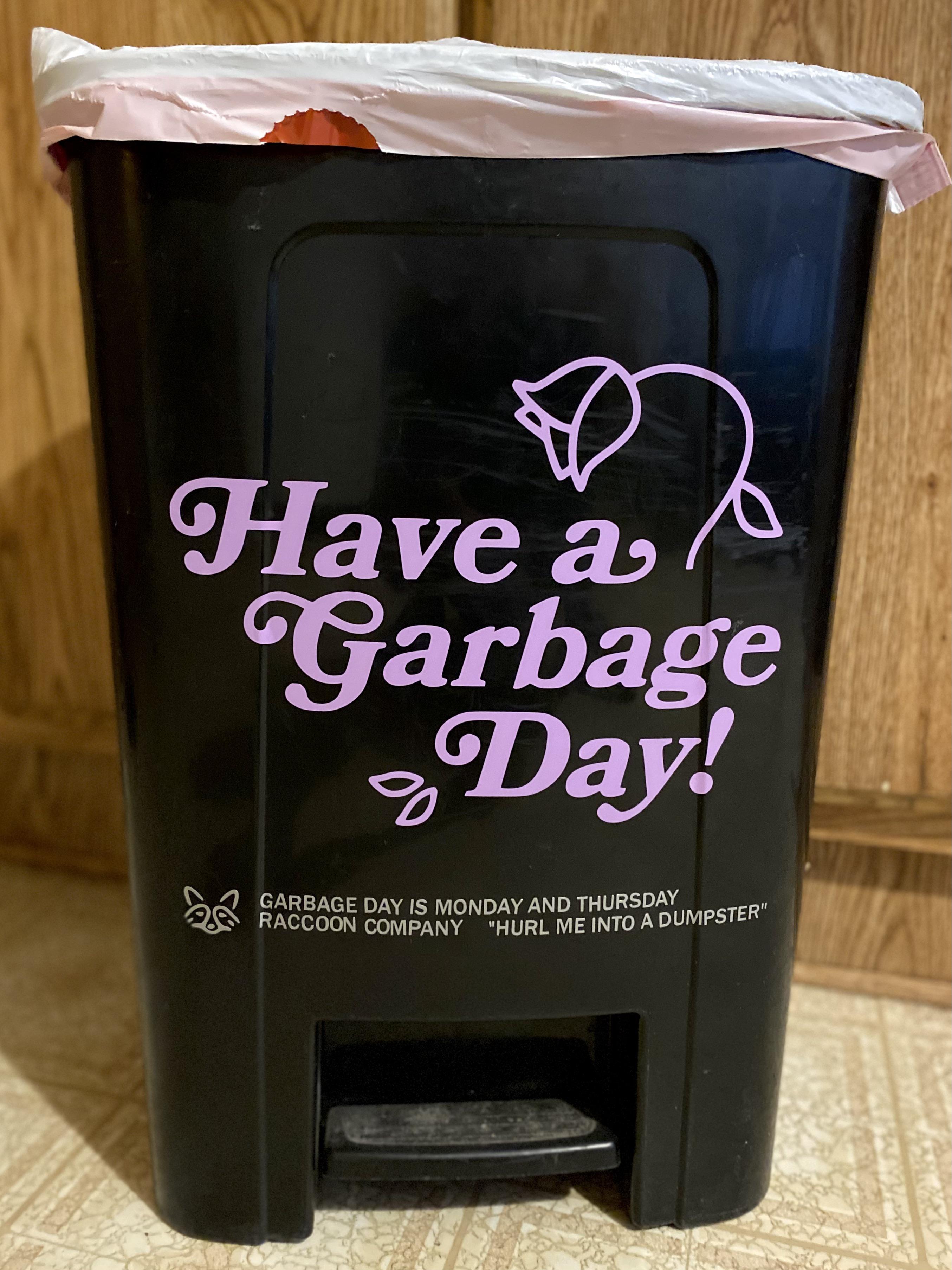 Donut County” inspired trash can. : r/cricut