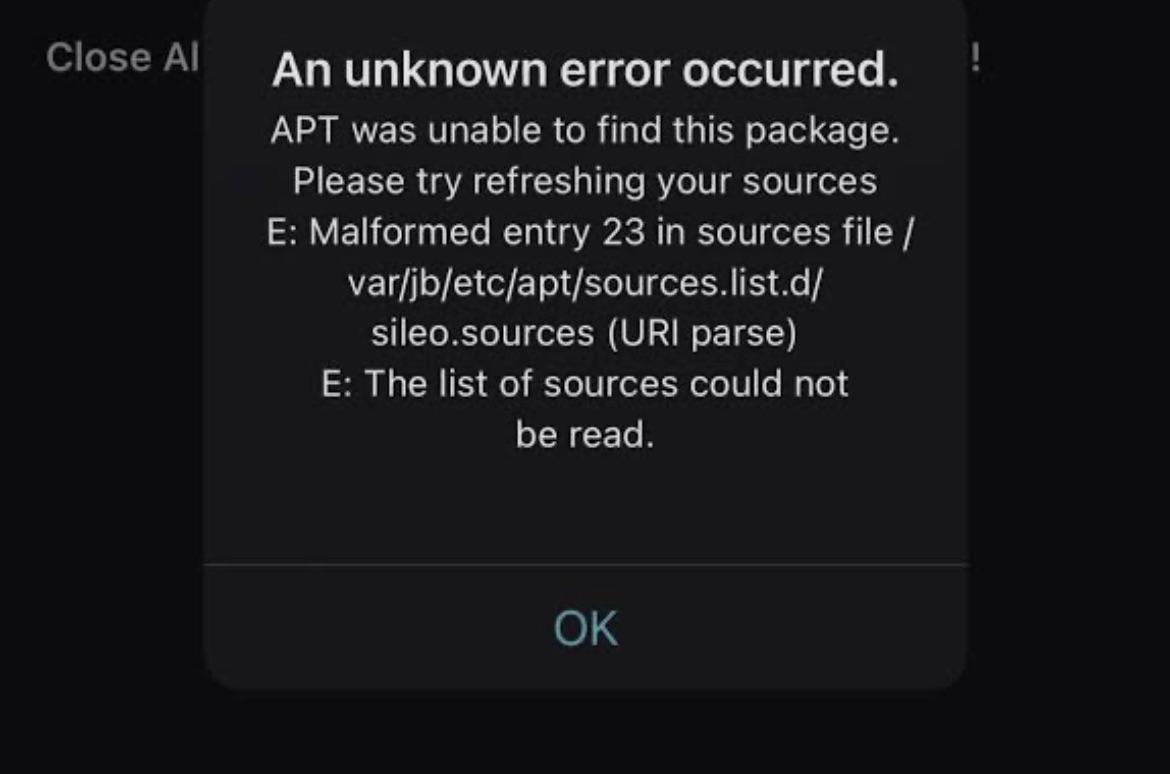 Fix APT error Sileo / Zebra iOS 16.x : r/jailbreak