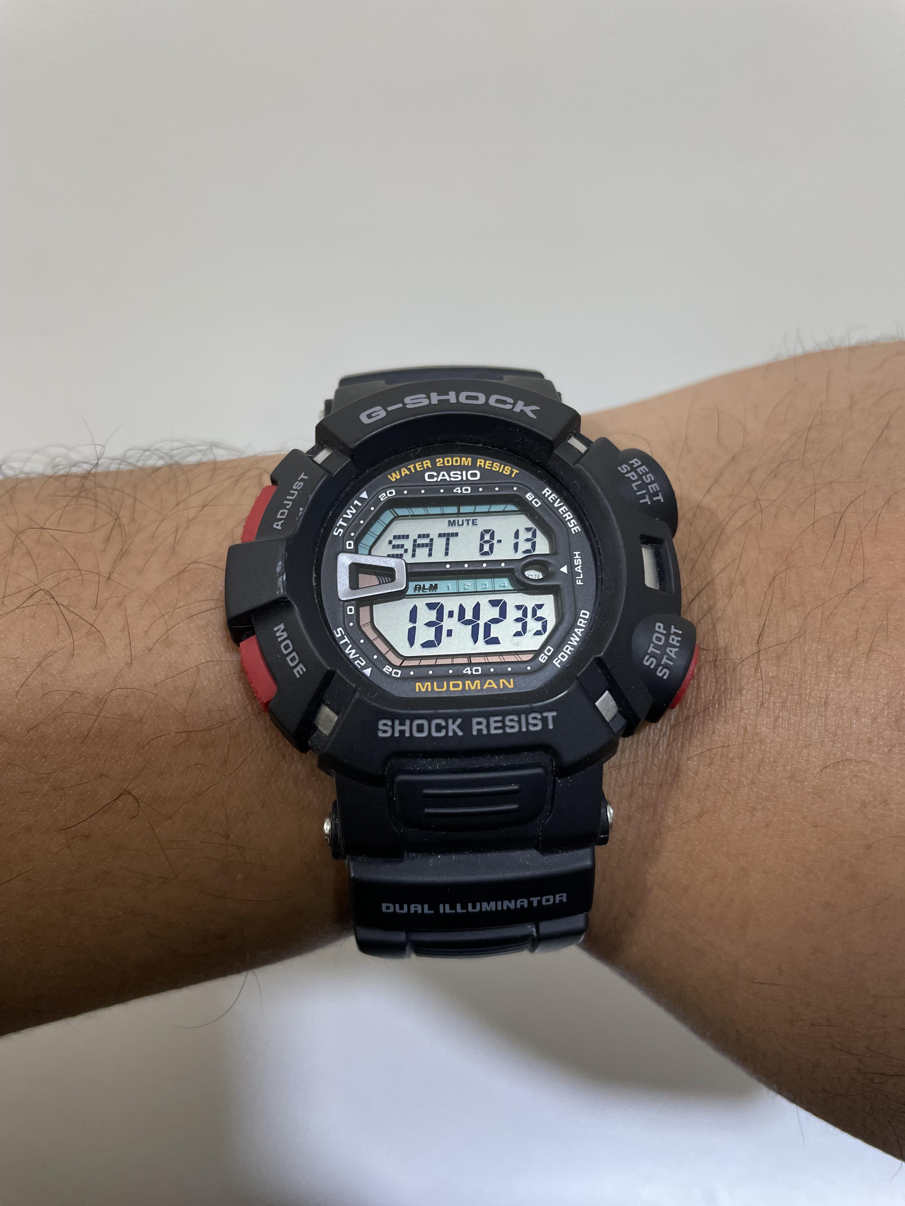 俺のマッドマンG9000-1V。このモデルのつけ心地、軽さ、そしてデザイン