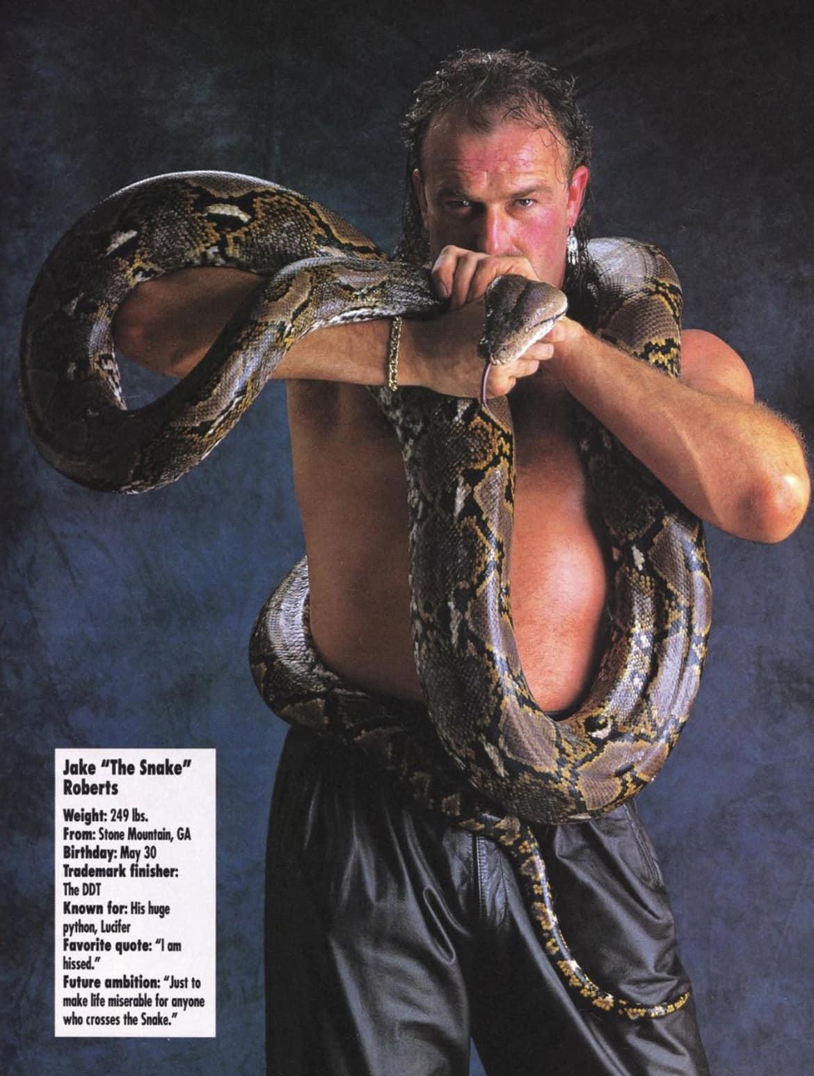 ジェイク・ロバーツとダミアンの兄弟、ルシファーの最初の写真撮影 : r