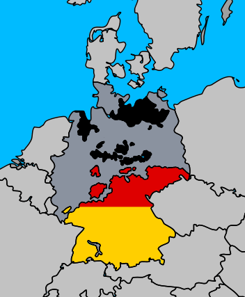 プロイセン(1870年)の領土で、今もドイツにある場所 : r/MapPorn