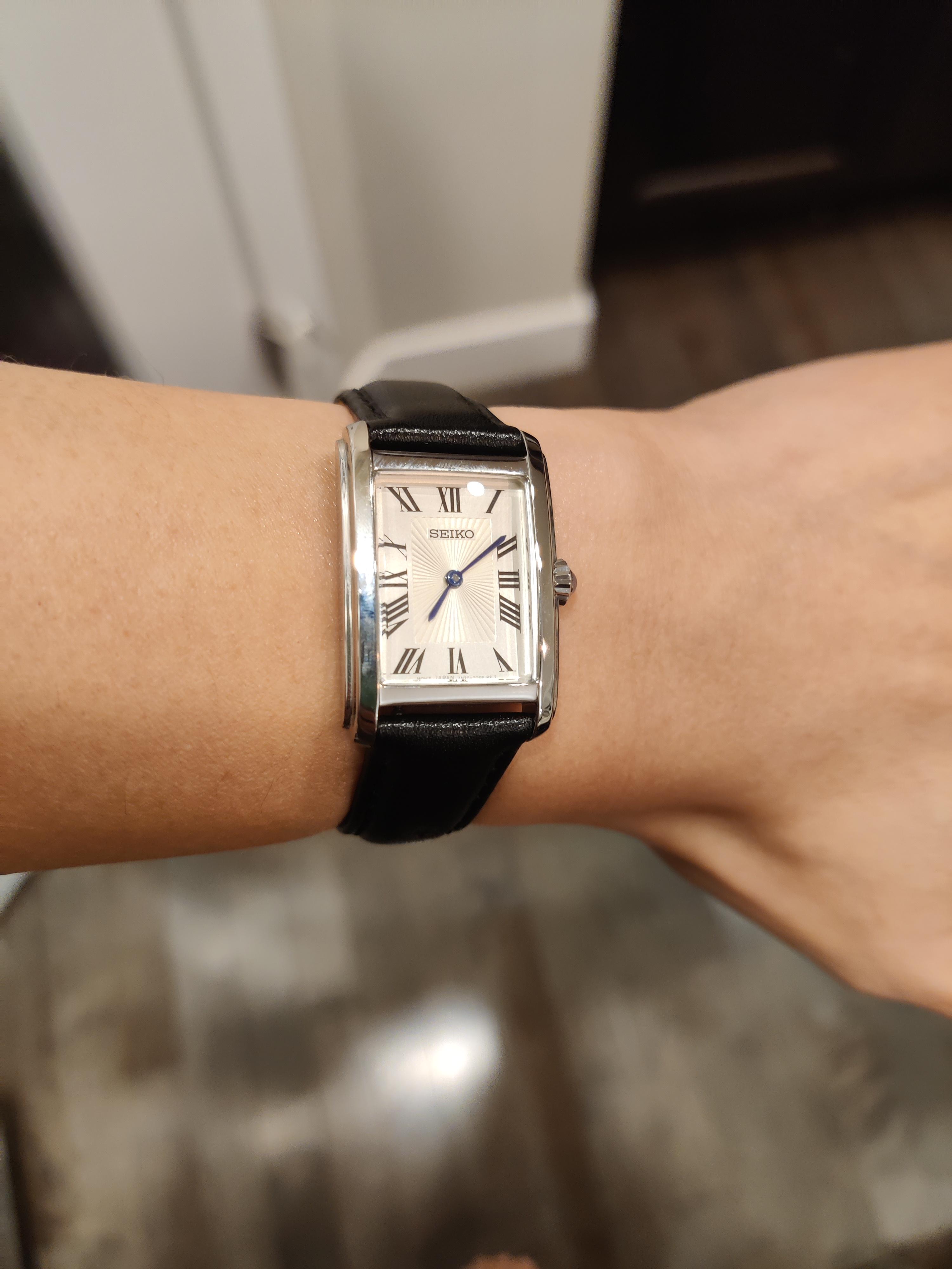 セイコー SWR053] 男性の6インチの腕につけたレディースセイコー