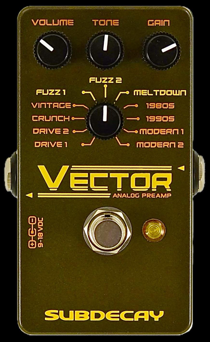 Thoughts on Subdecay's Vector? Multi-mode analog gain, digital