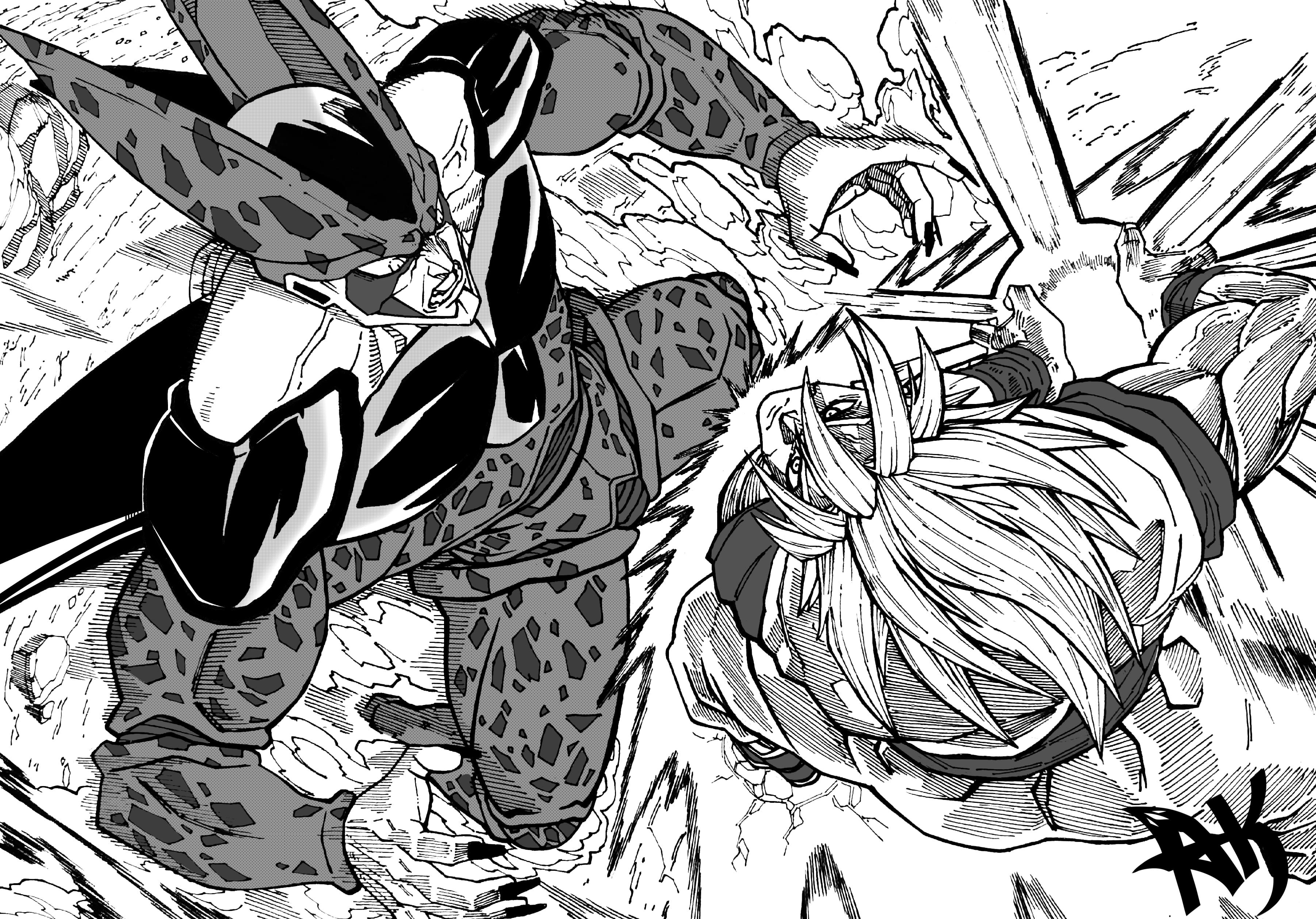 悟空 VS セル - ドラゴンボールZ (ファンアート: by me) : r/dbz