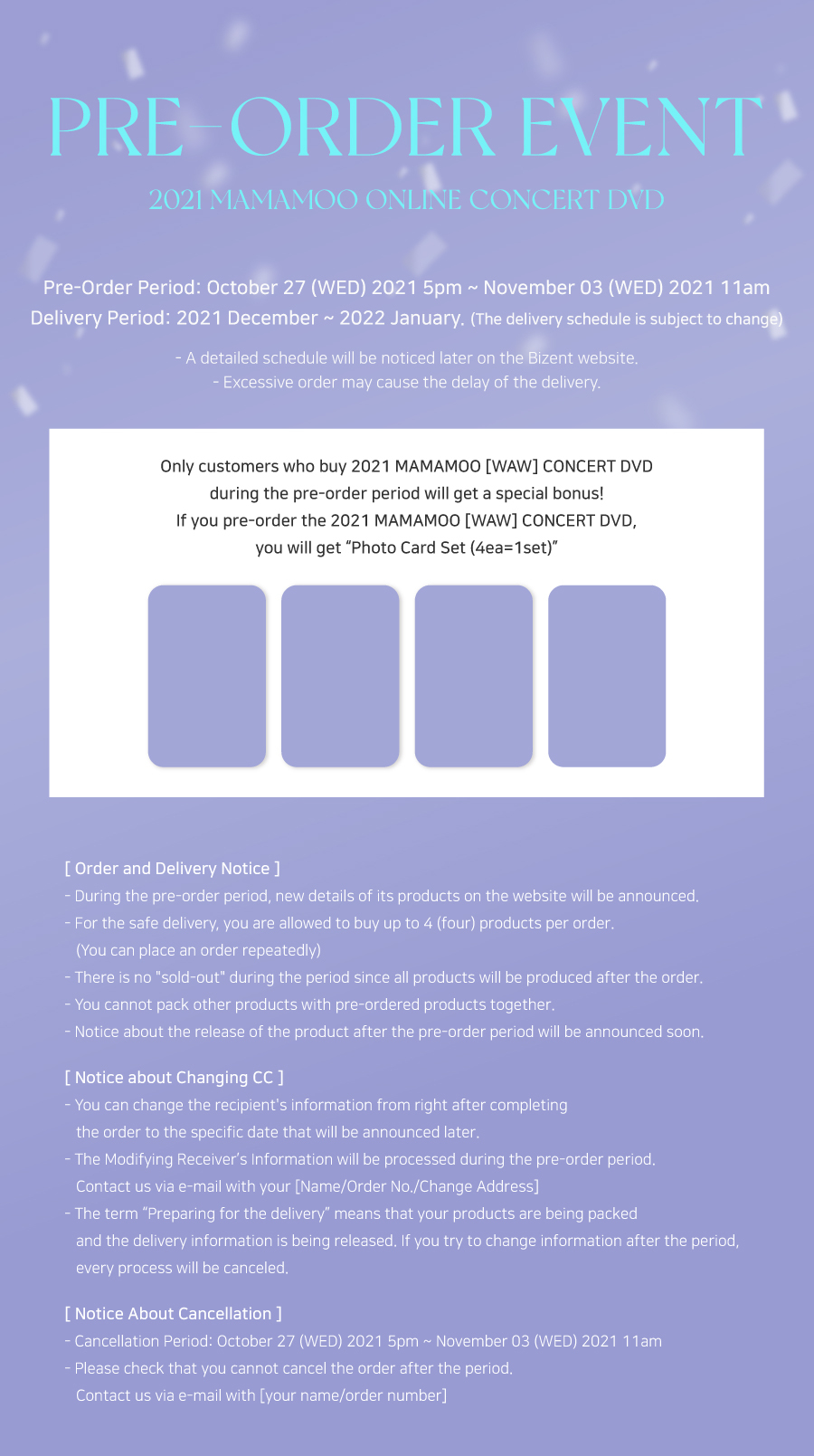 MAMAMOOO - 2021 MAMAMOO ONLINE CONCERT 'WAW' (DVD Package Preview