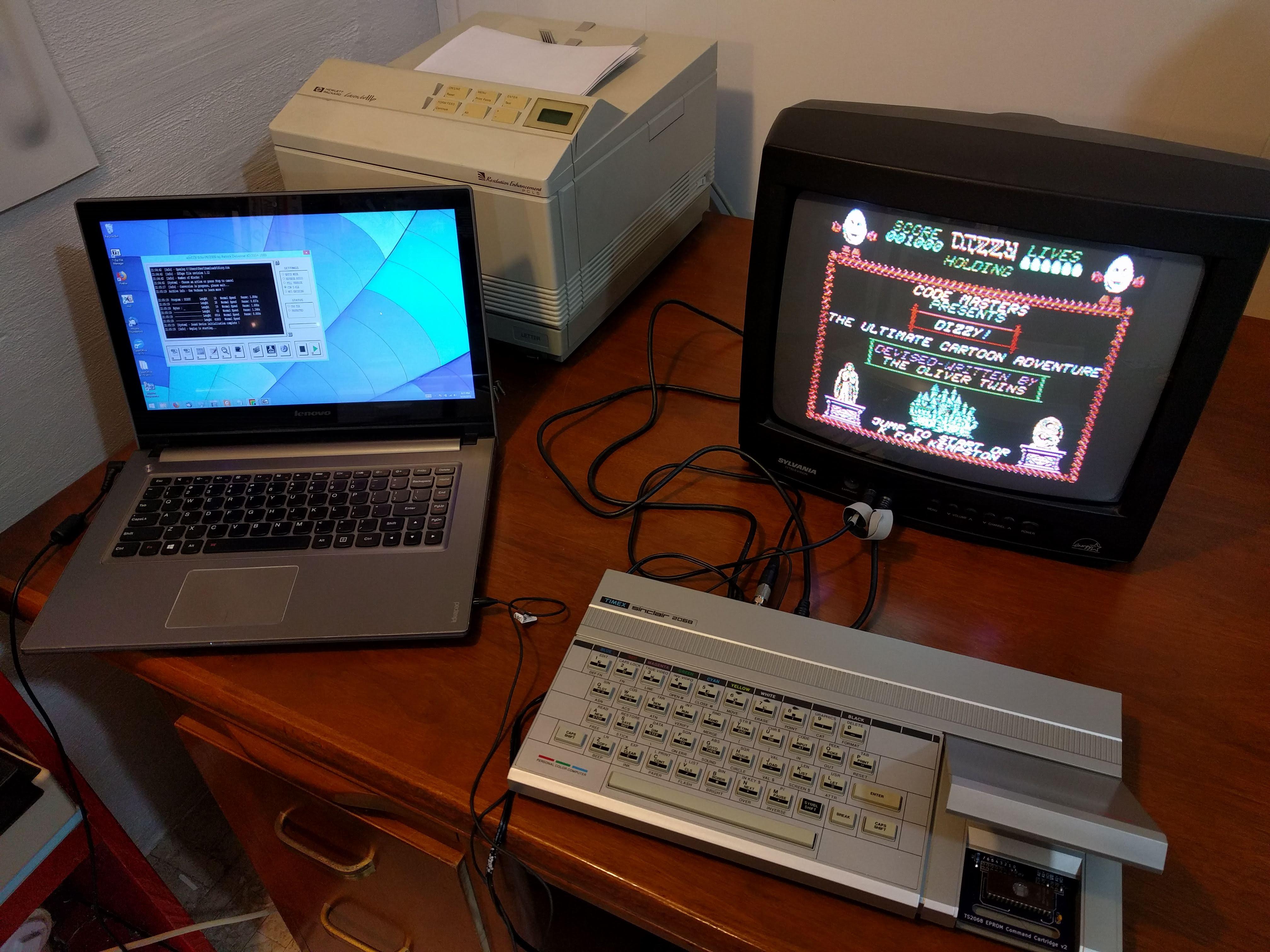 Timex Sinclair 2068 + Home-Built 