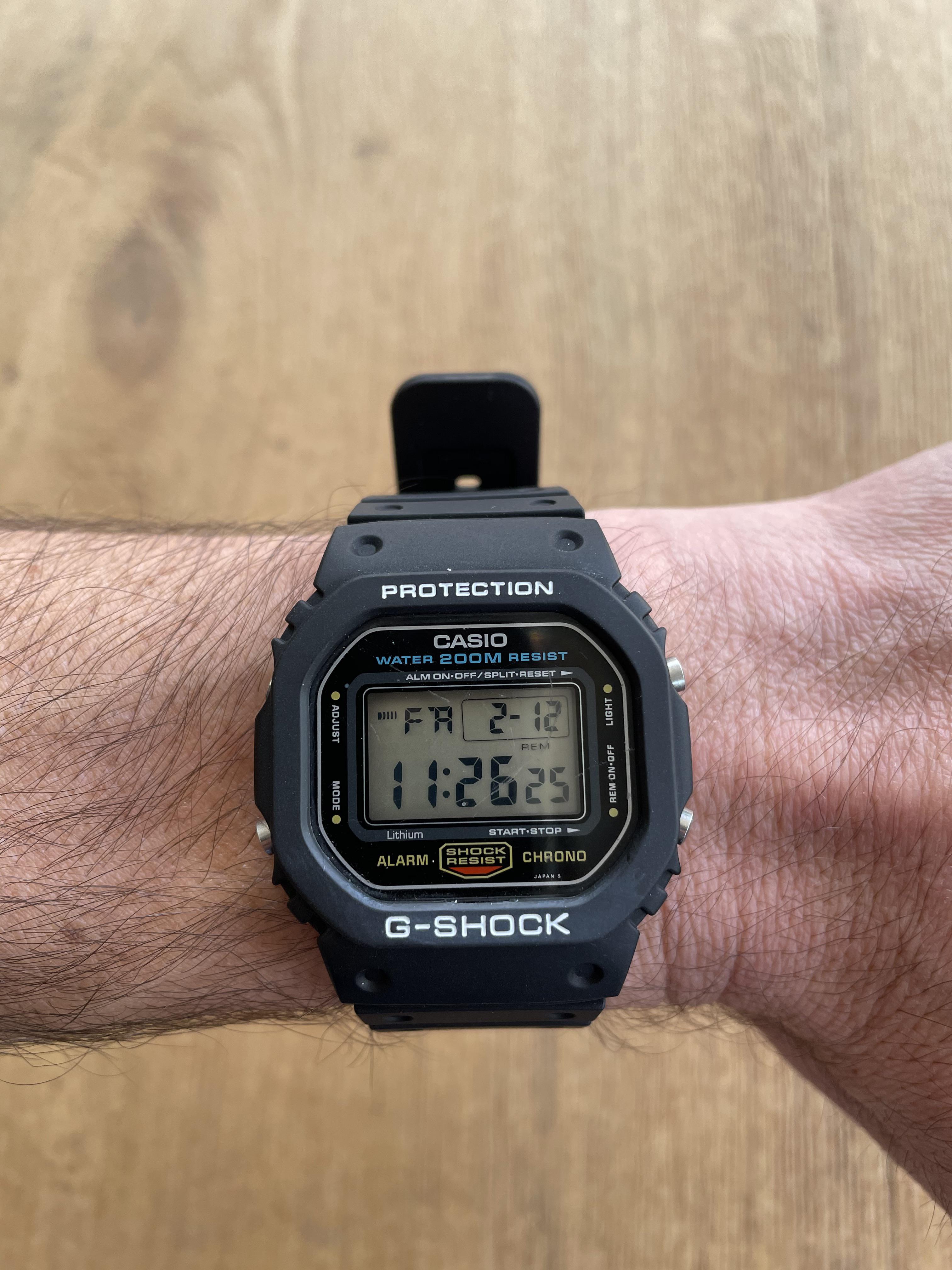 Casio] DW-5600C-1V “Speed” this was my first watch (it is over 30