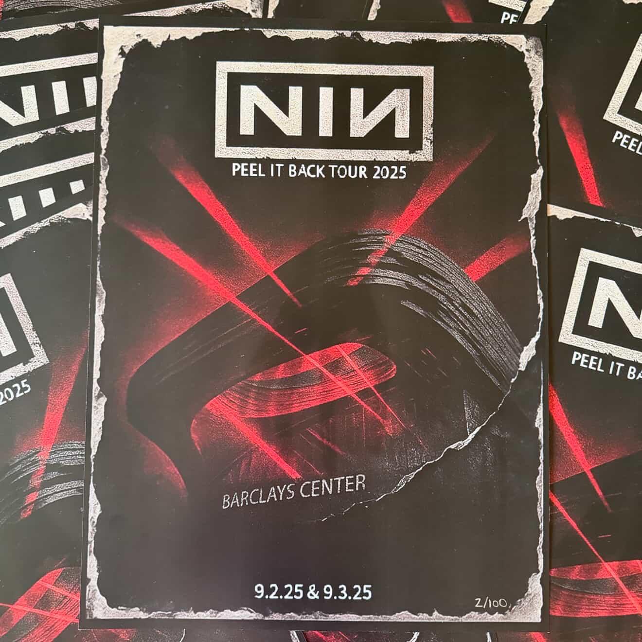 Posters at Brooklyn night 2 : r/nin