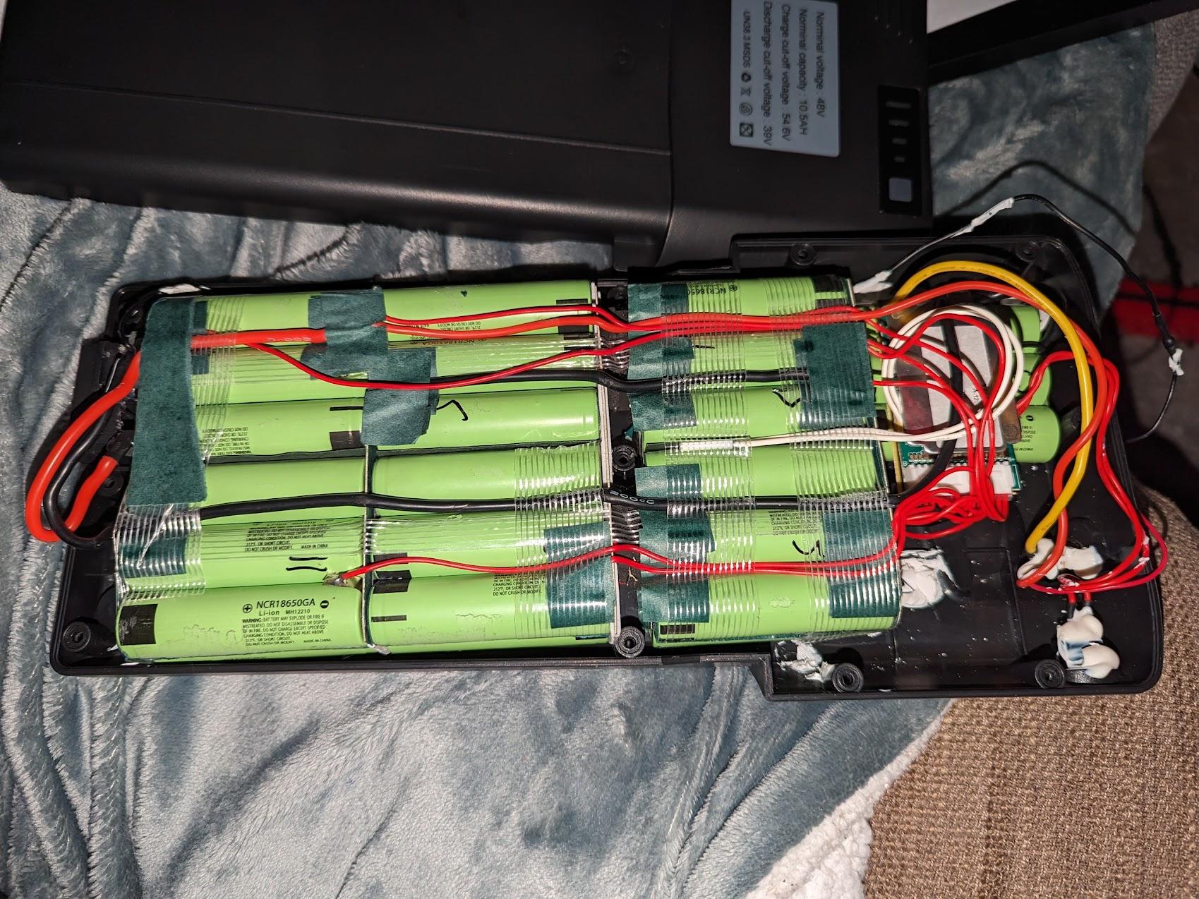 電動自転車の18650バッテリーパックには内部ヒューズがないけど、必要
