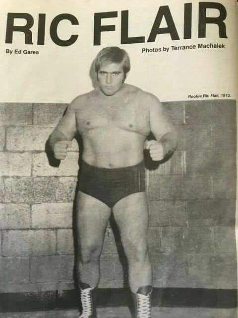 ルーキー時代のリック・フレアー。ネイチャーボーイになる前の