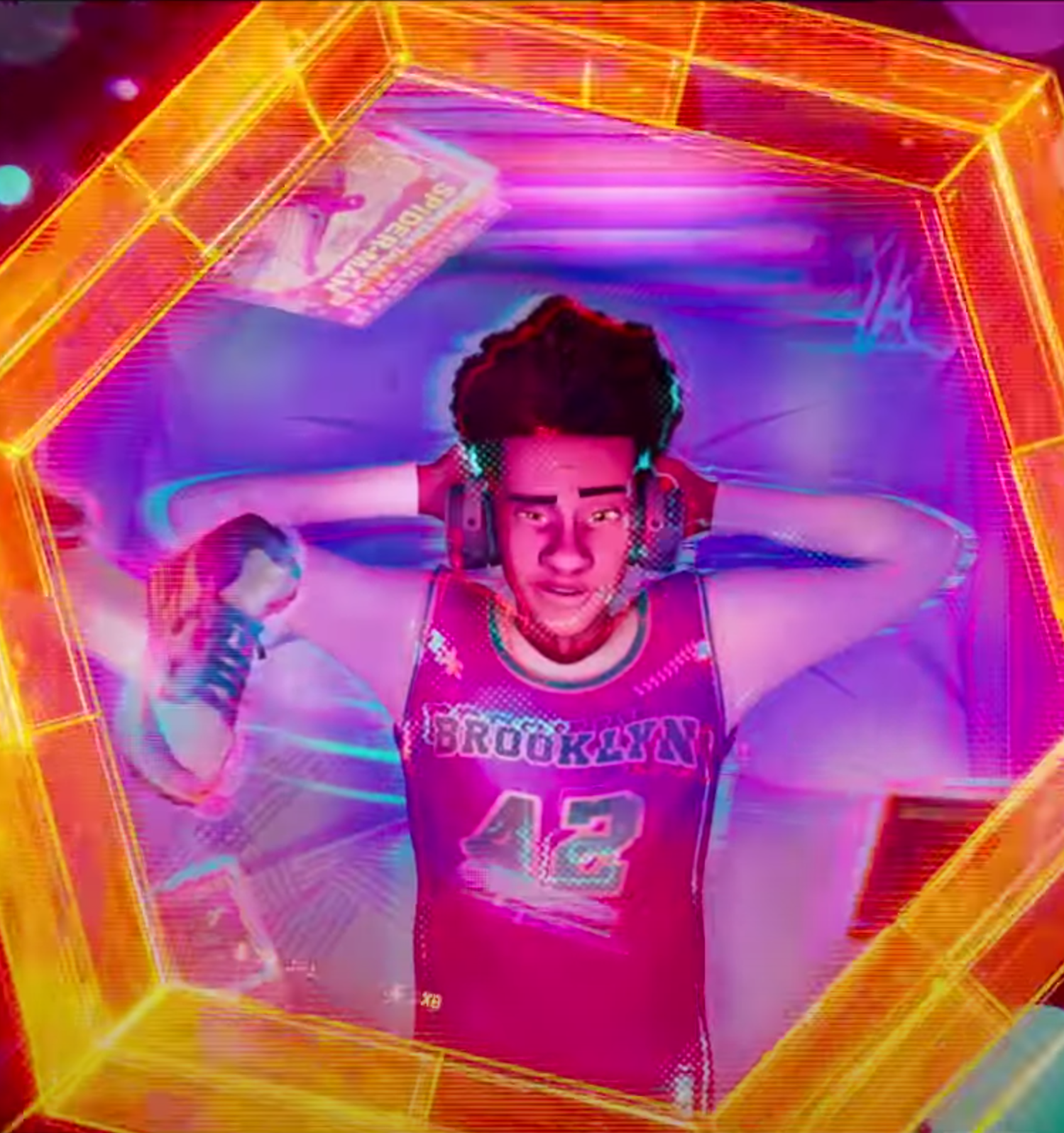 Miles Morales, from the new Into The Spiderverse 2 trailer