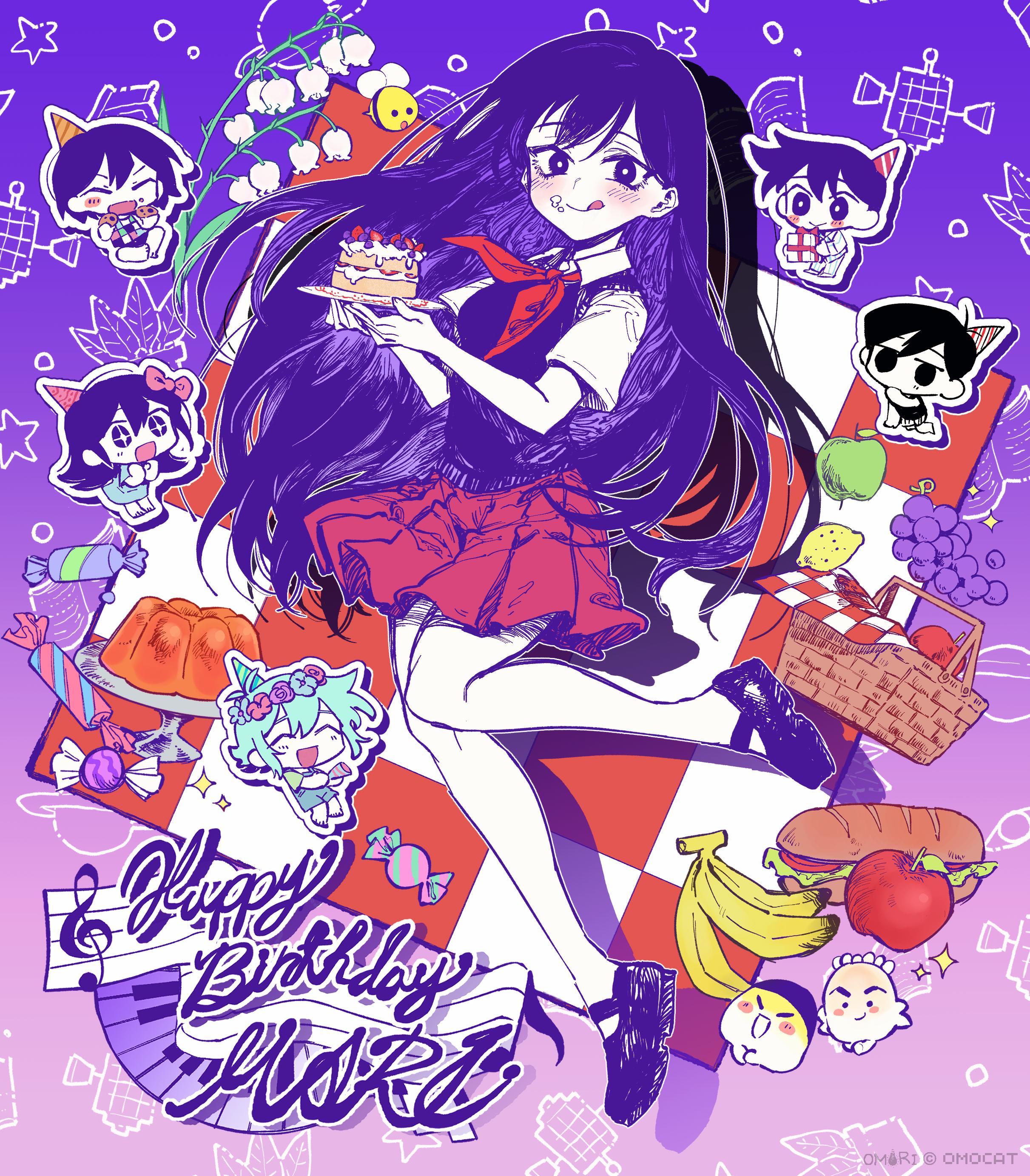マリの公式誕生日アート 🧺🎉 : r/OMORI