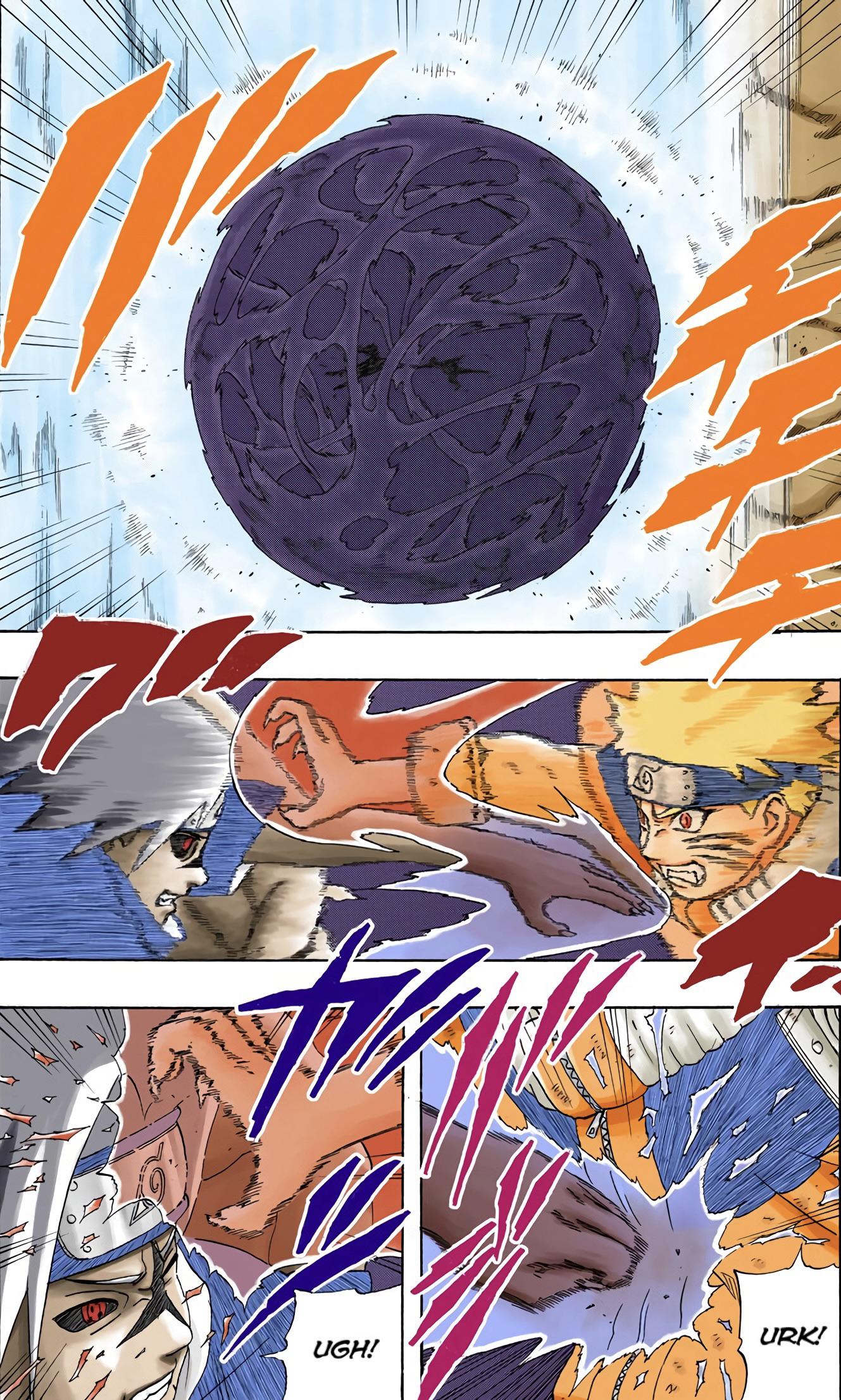 ここでナルトがサスケを傷つけなかったのは、サスケの額を引っ掻くこと