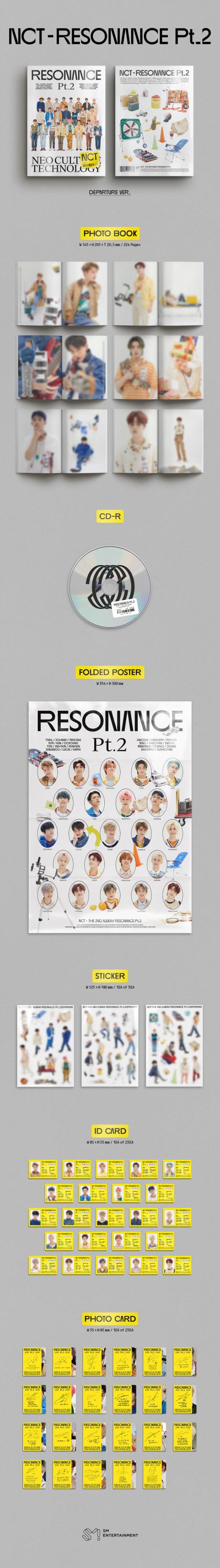 NCT 2020 - RESONANCE Part 2 (Album Packaging Details - Departure