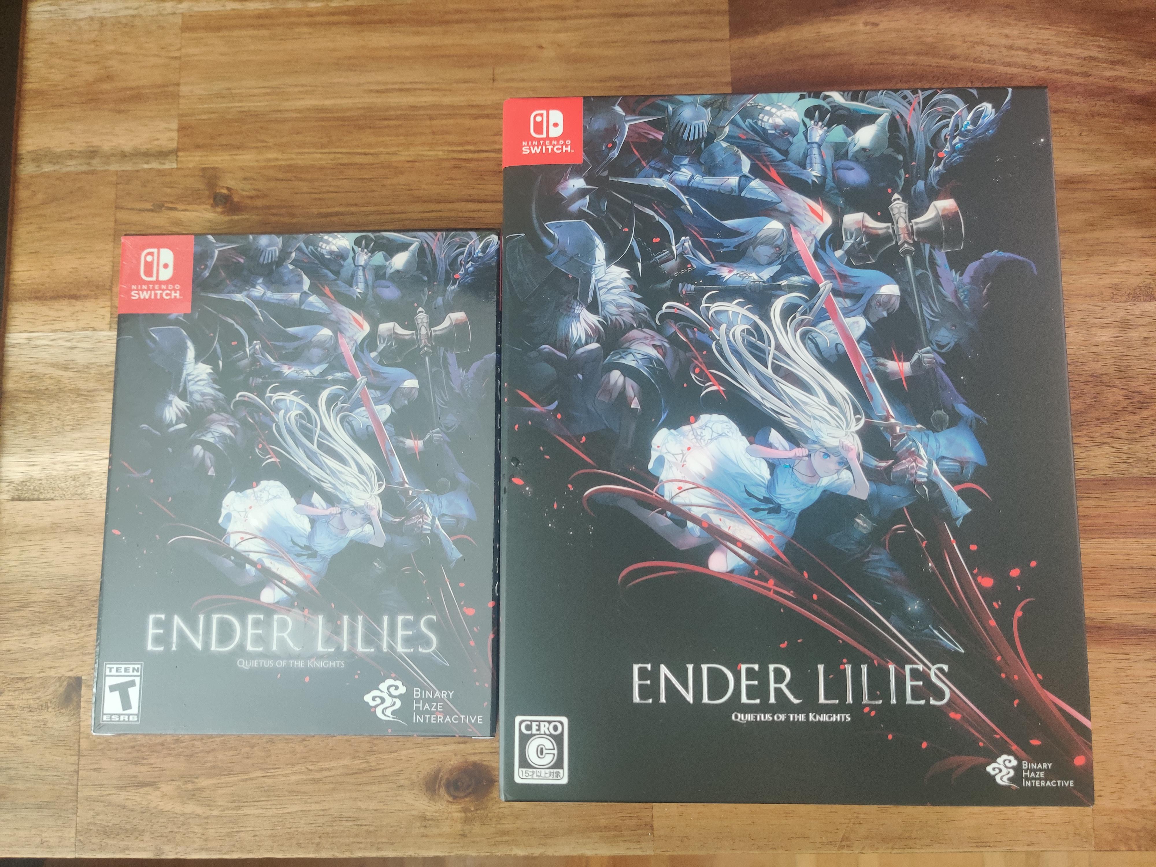 Ender Lilies LRG and Japanese limited editions : r/NSCollectors