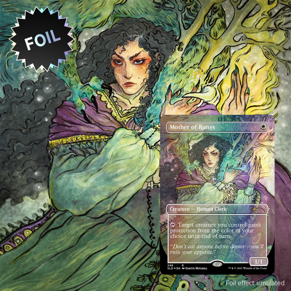 超貴重】MTG 複製原画 外交官随員 レベッカ・ゲイ Rebecca Guay 超貴重