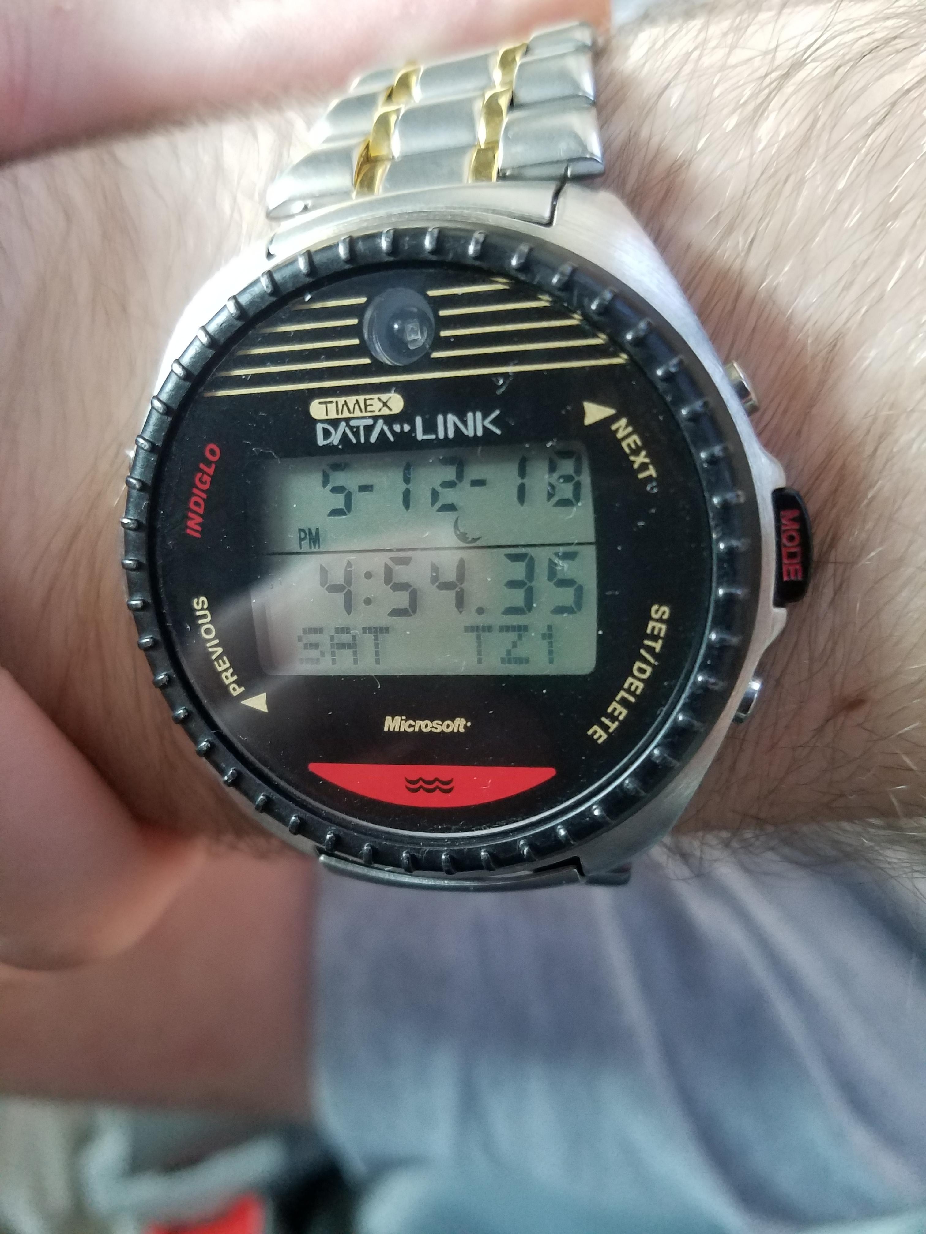 Timex Data-Link 150] Got this off eBay for $35, my new daily