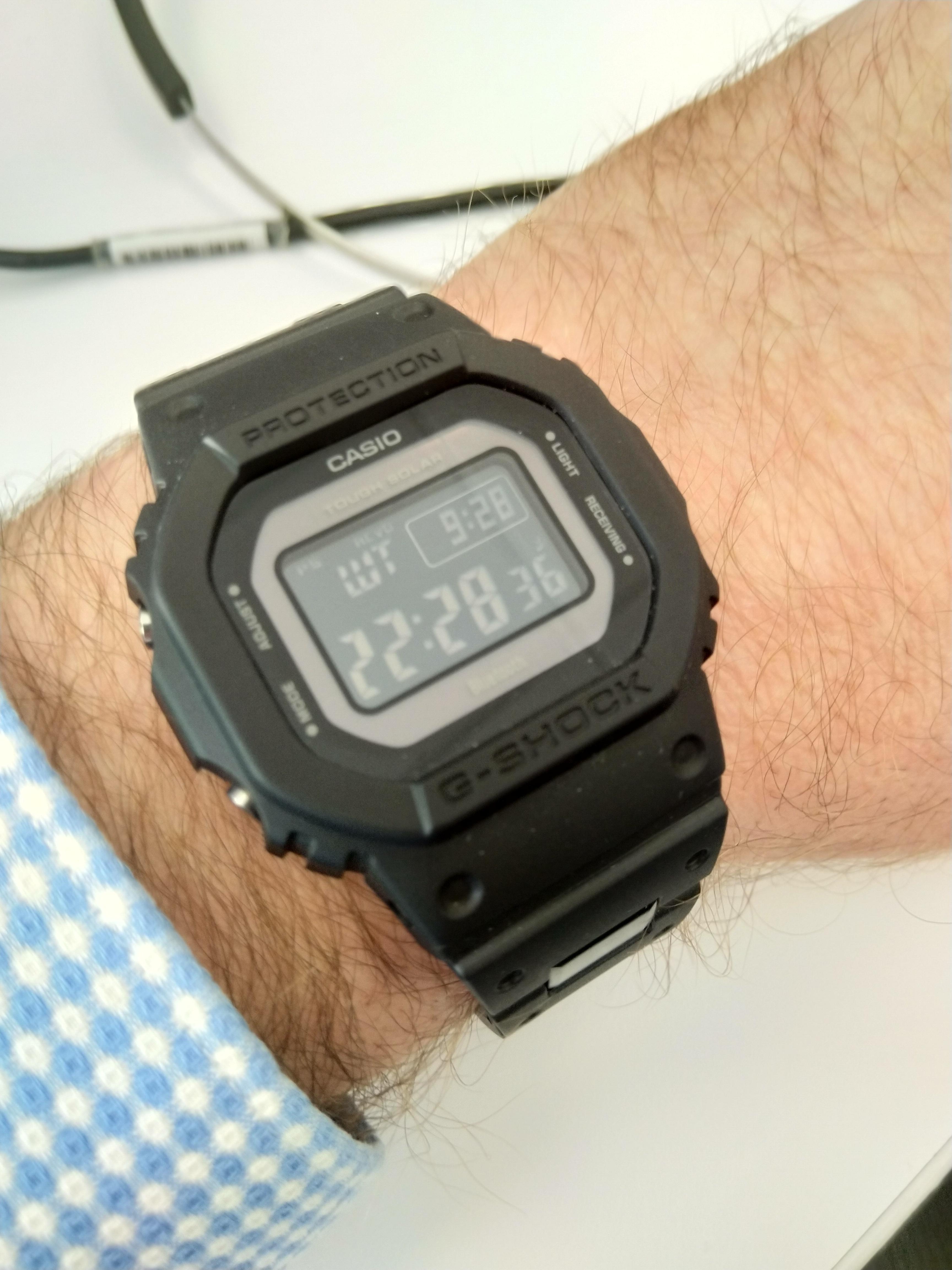GW-B5600BC-1BJF -- a stealth classic now with Bluetooth : r/gshock