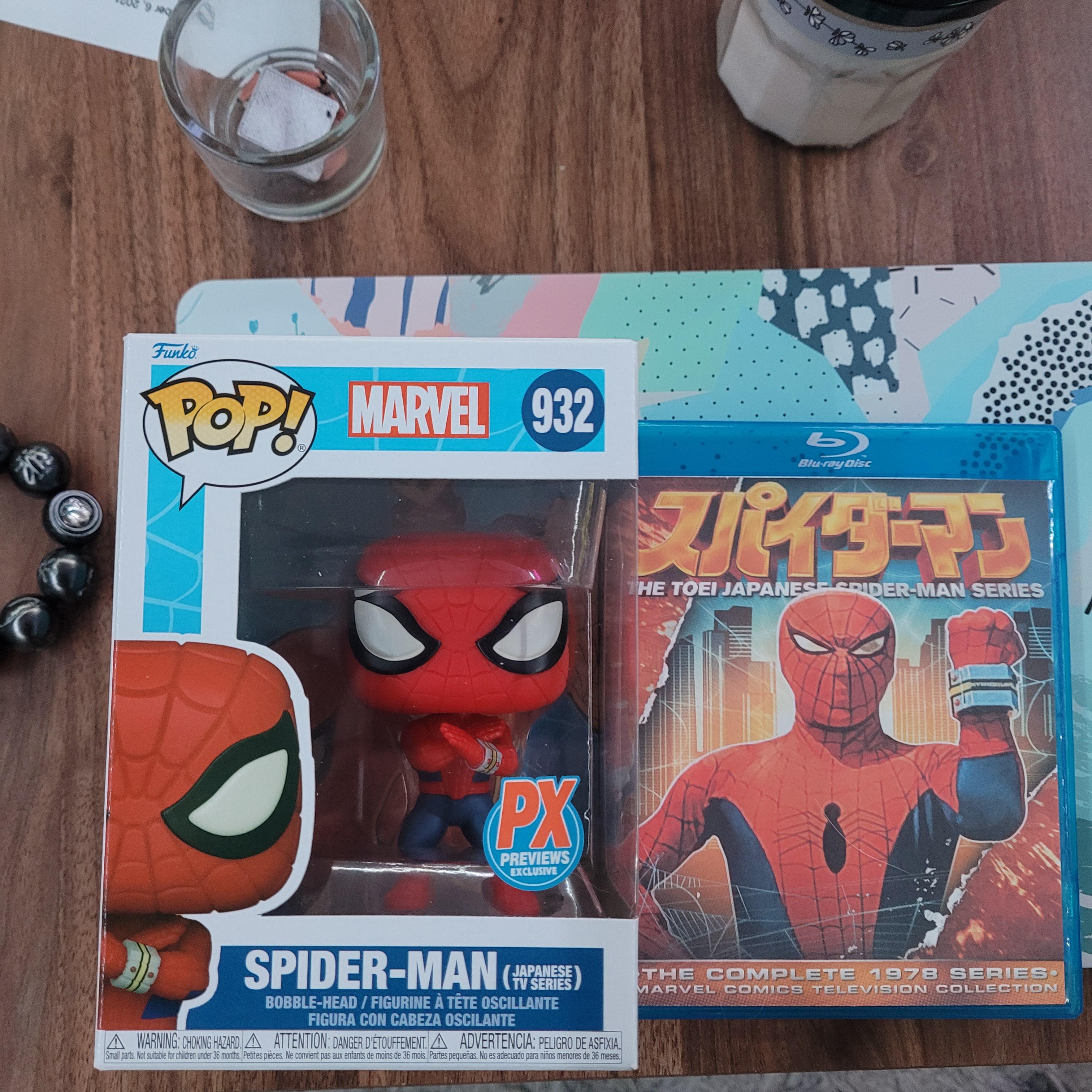 Japanese Spider-Man 1978 w matching DVD set : r/funkopop