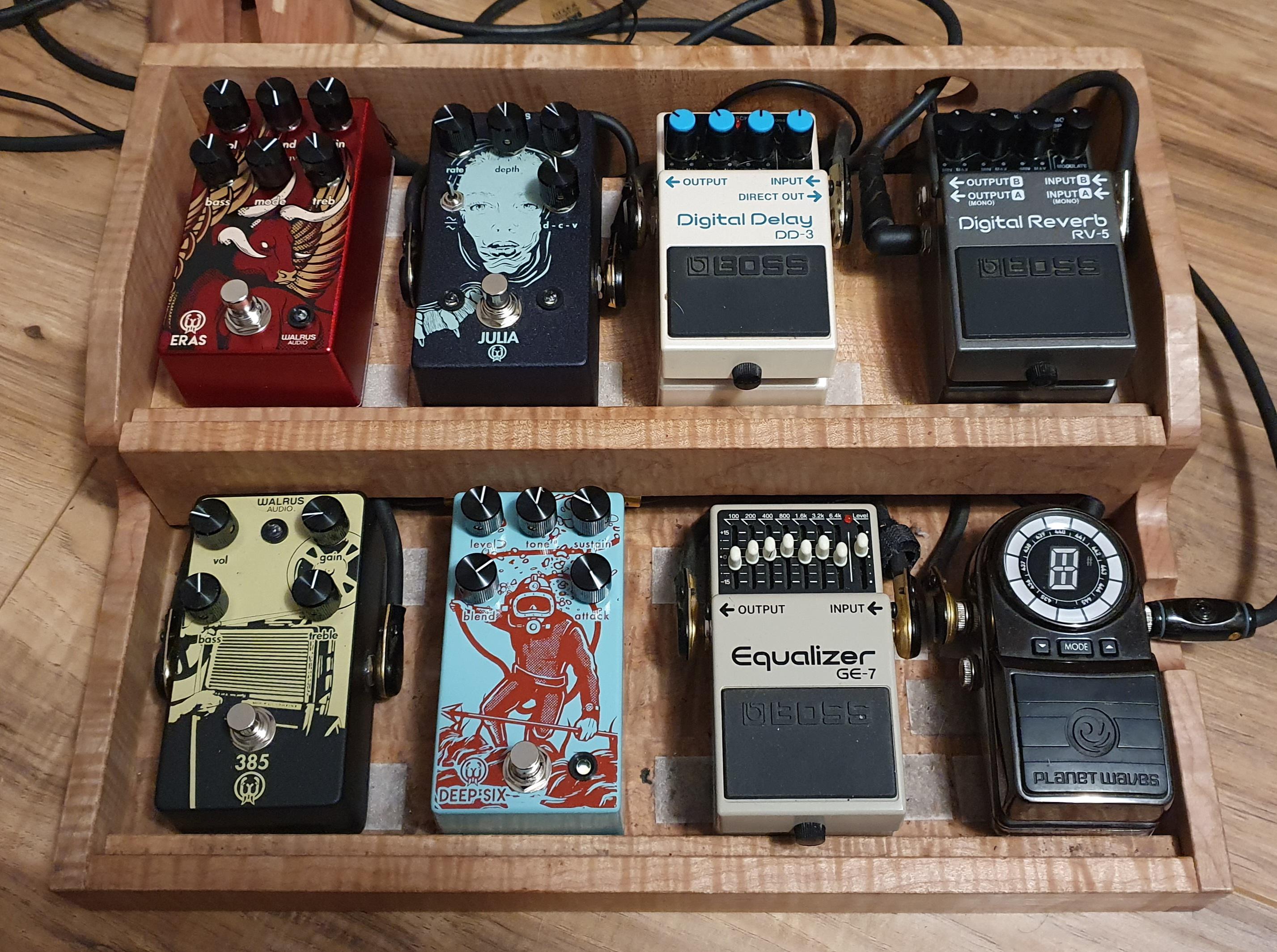 NPD, Walrus Audio Eras Distortion and Deep Six Compressor : r