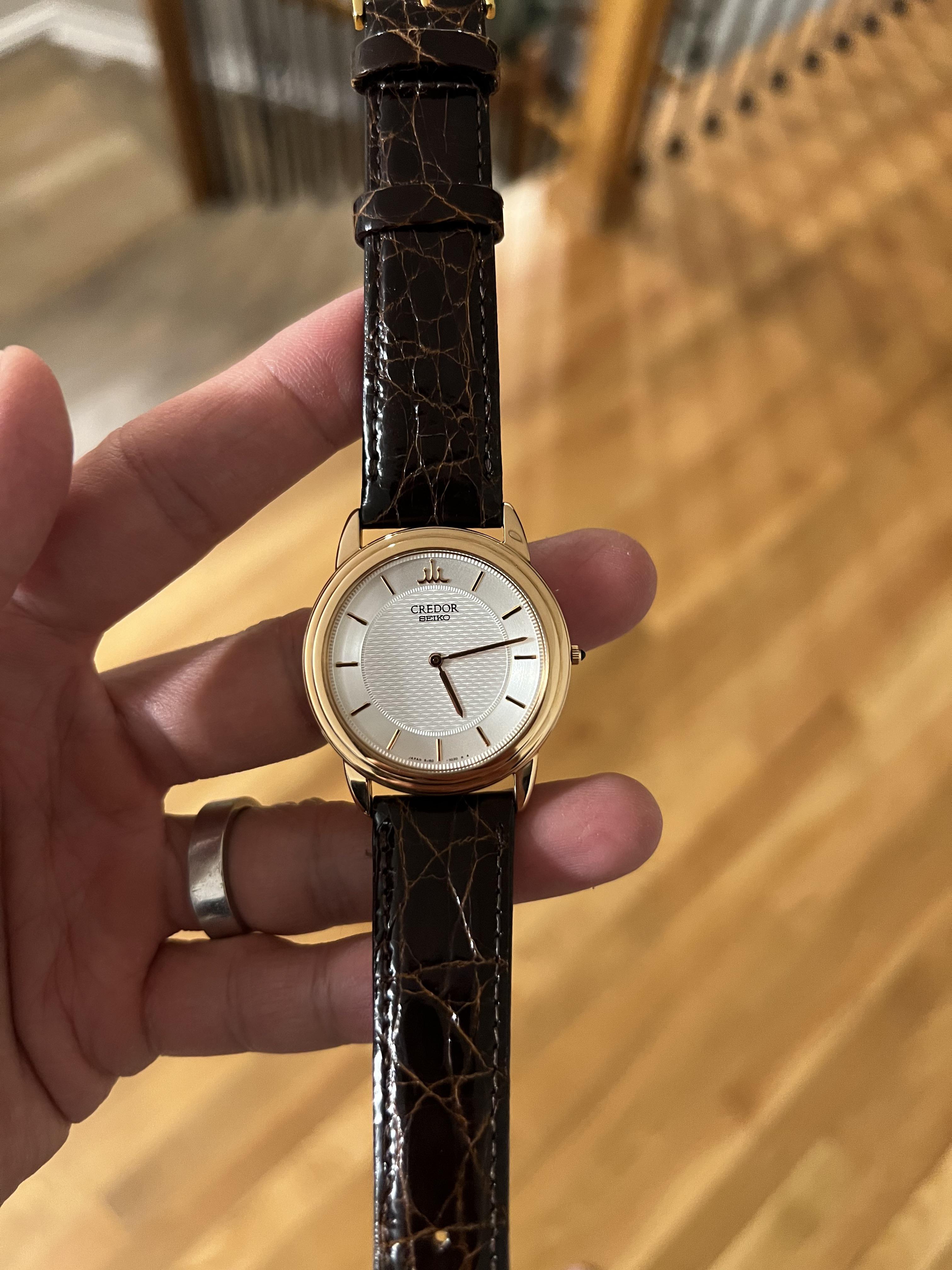 WTS] Seiko Credor 8J80-7020 - 18k yellow gold, 33mm HAQ dress