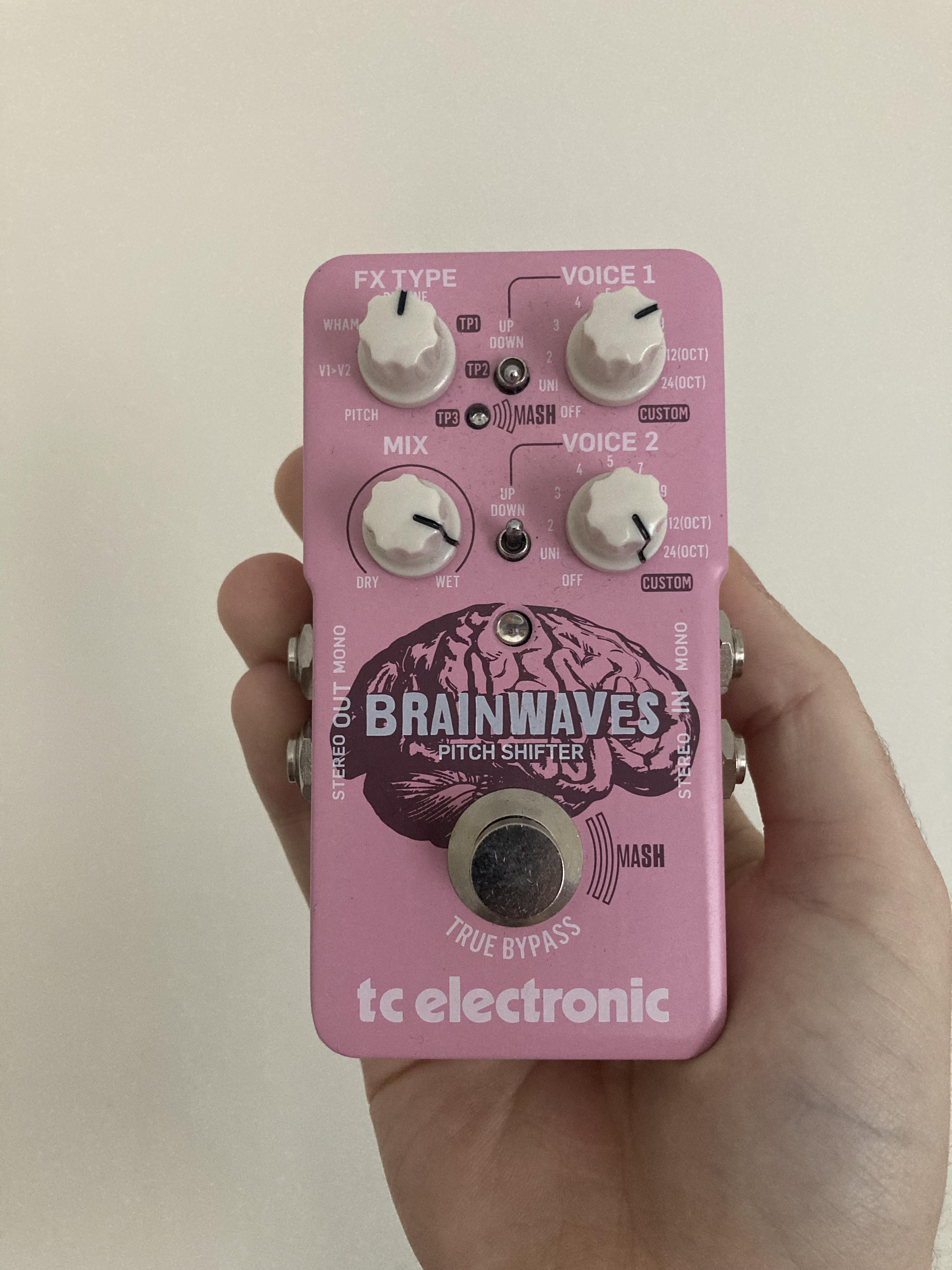 Got this beauty recently, TC Electronics Brainwaves pitch shifter