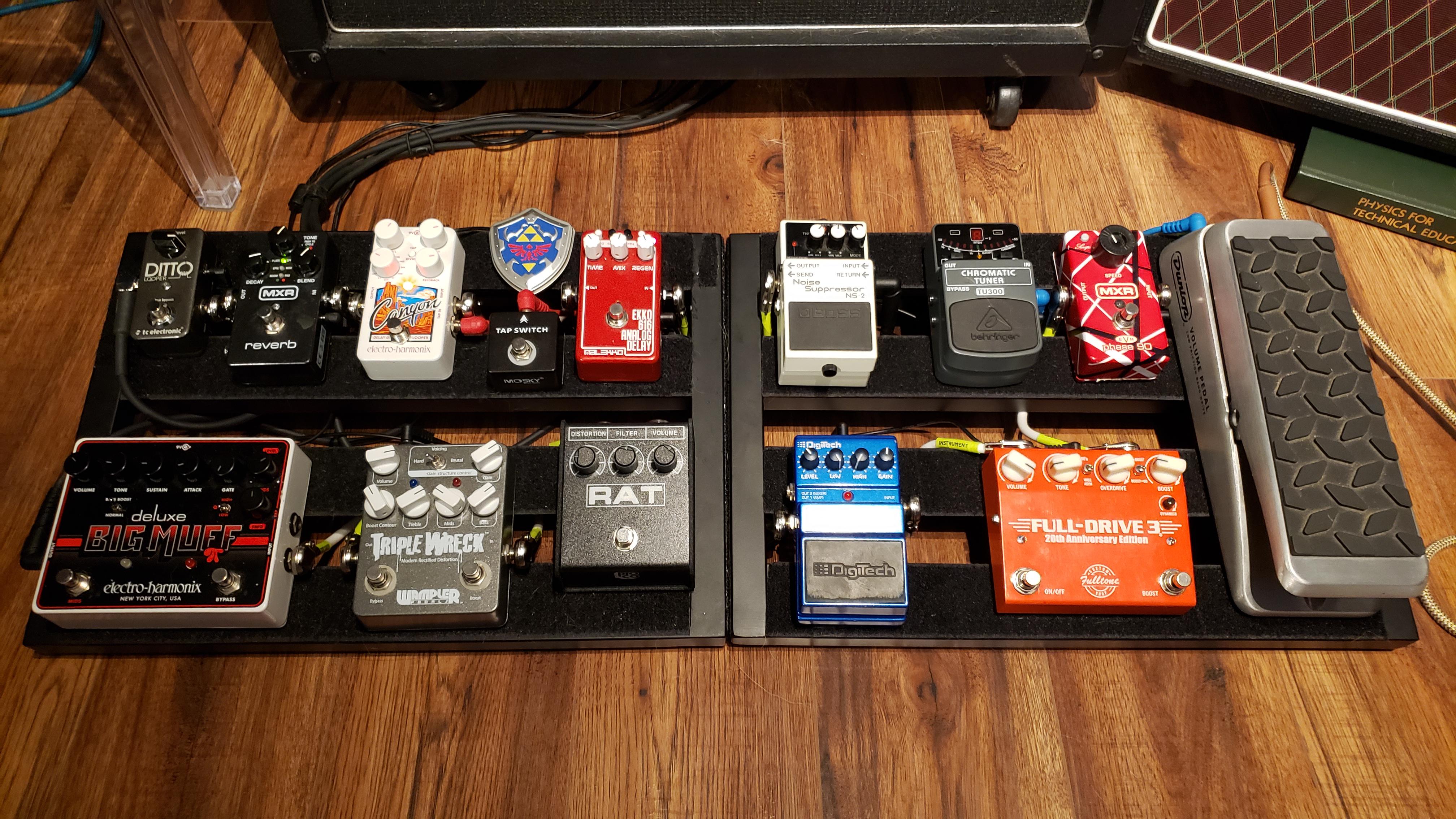 NPD Proco rat 2, also new pedalboard day! : r/guitarpedals