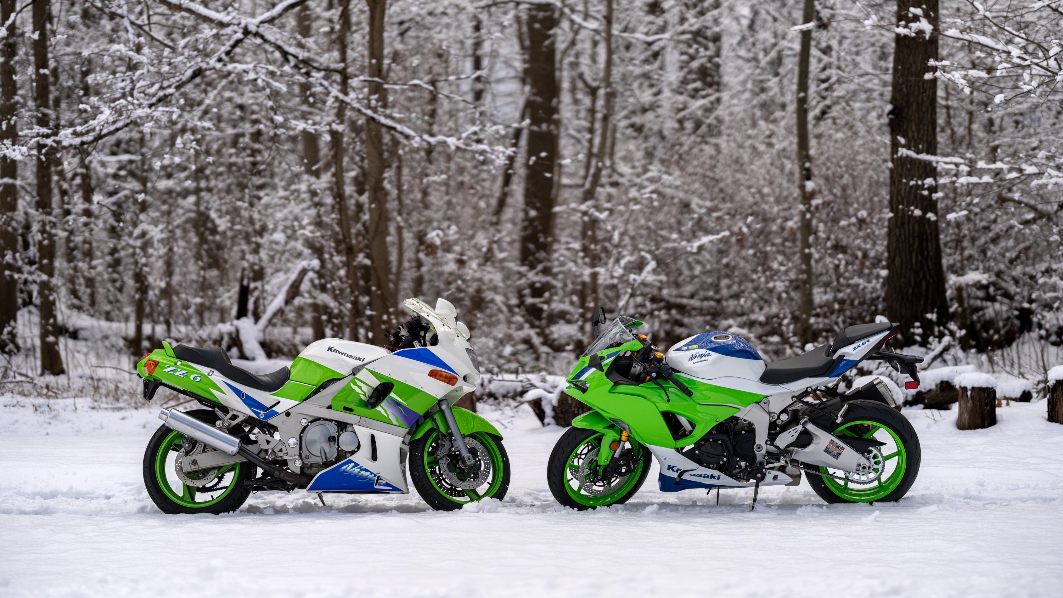 Old and New - Kawasaki Ninja ZX6's : r/motorcycle