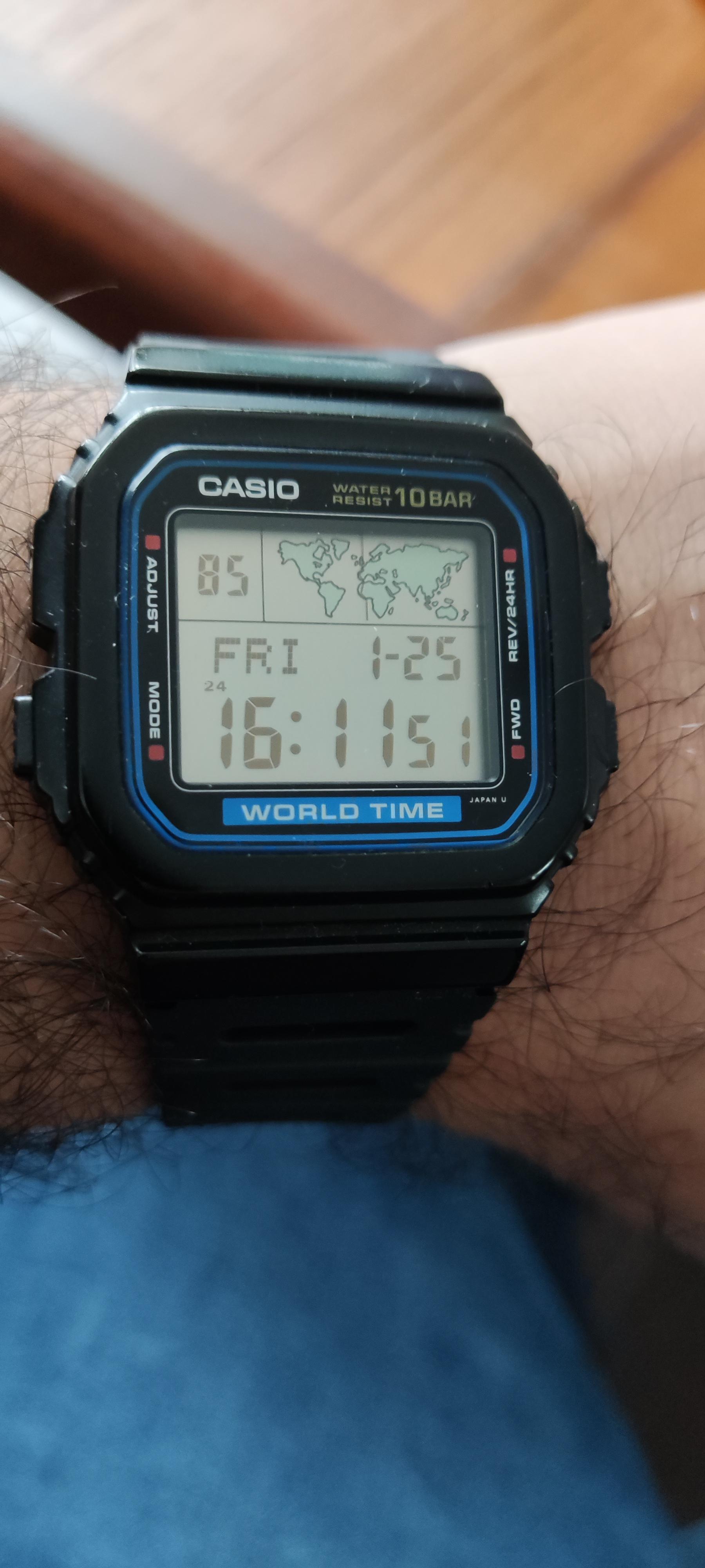 Casio W520U - やっぱり、昔ながらのヴィンテージって最高だよね！ : r