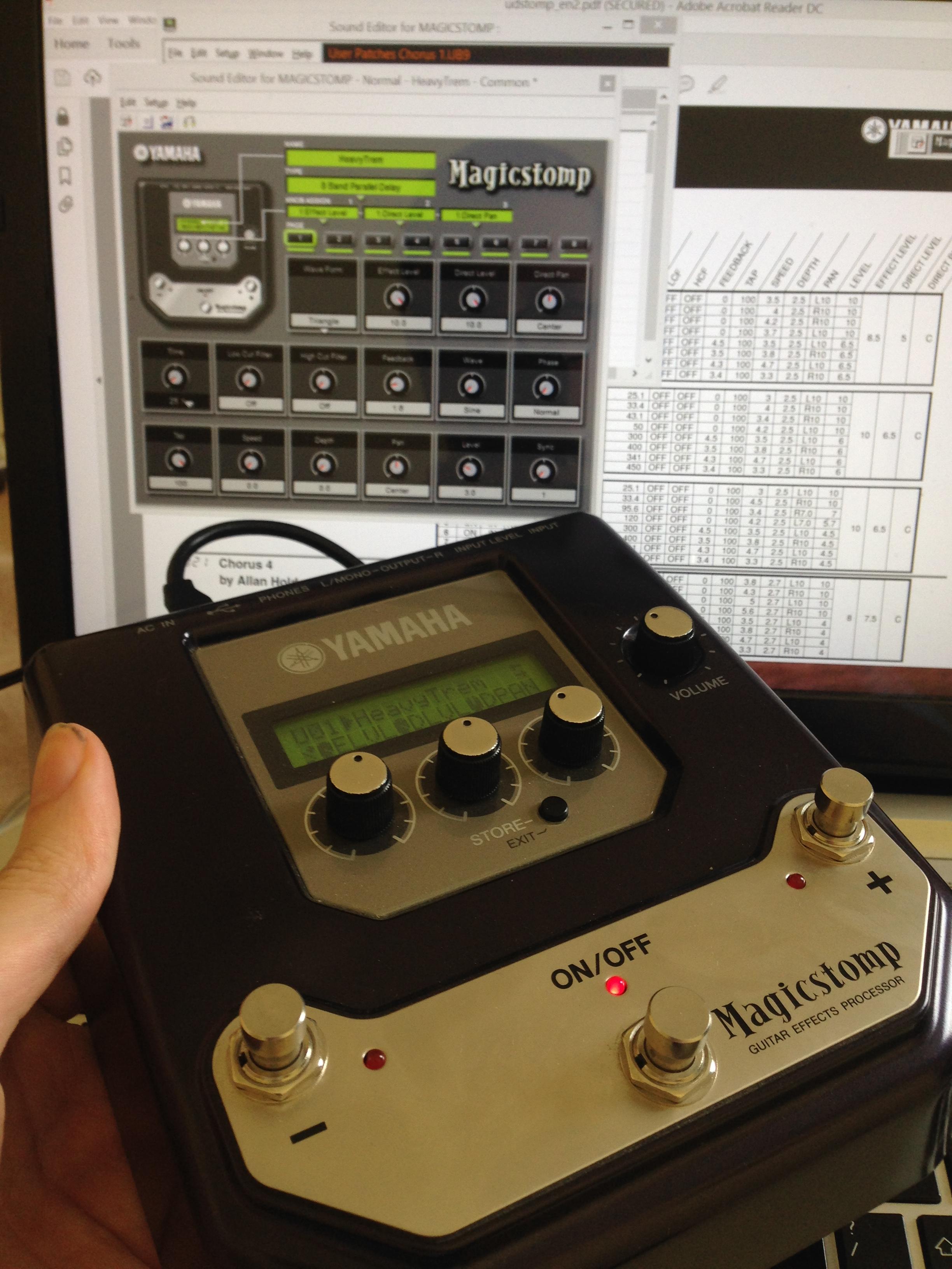 NPD: Yamaha Magicstomp - Holdsworth chorus in a box! : r/guitarpedals