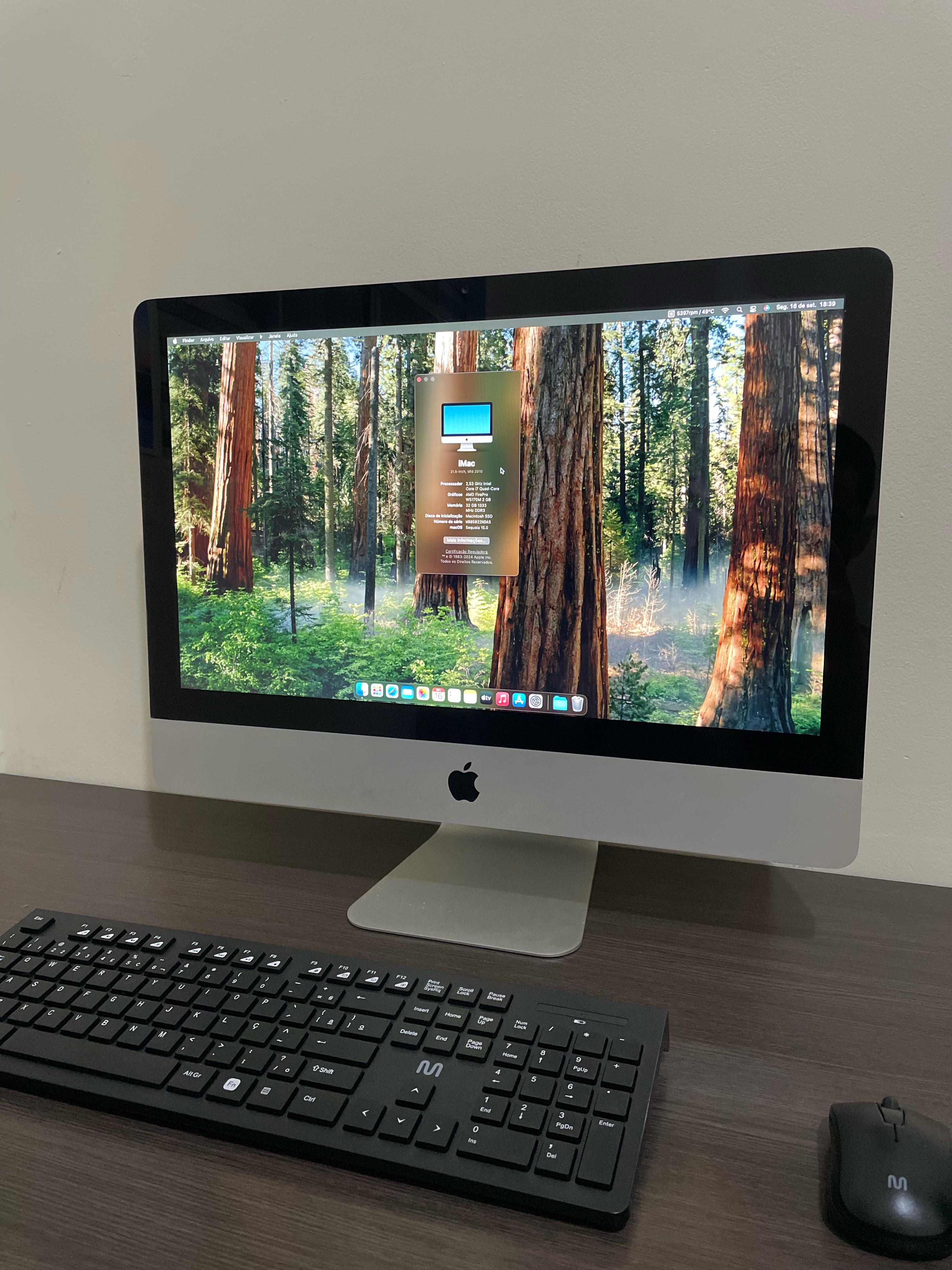 Meu iMac 21.5 de meados de 2010 com Sequoia : r/OpenCoreLegacyPatcher
