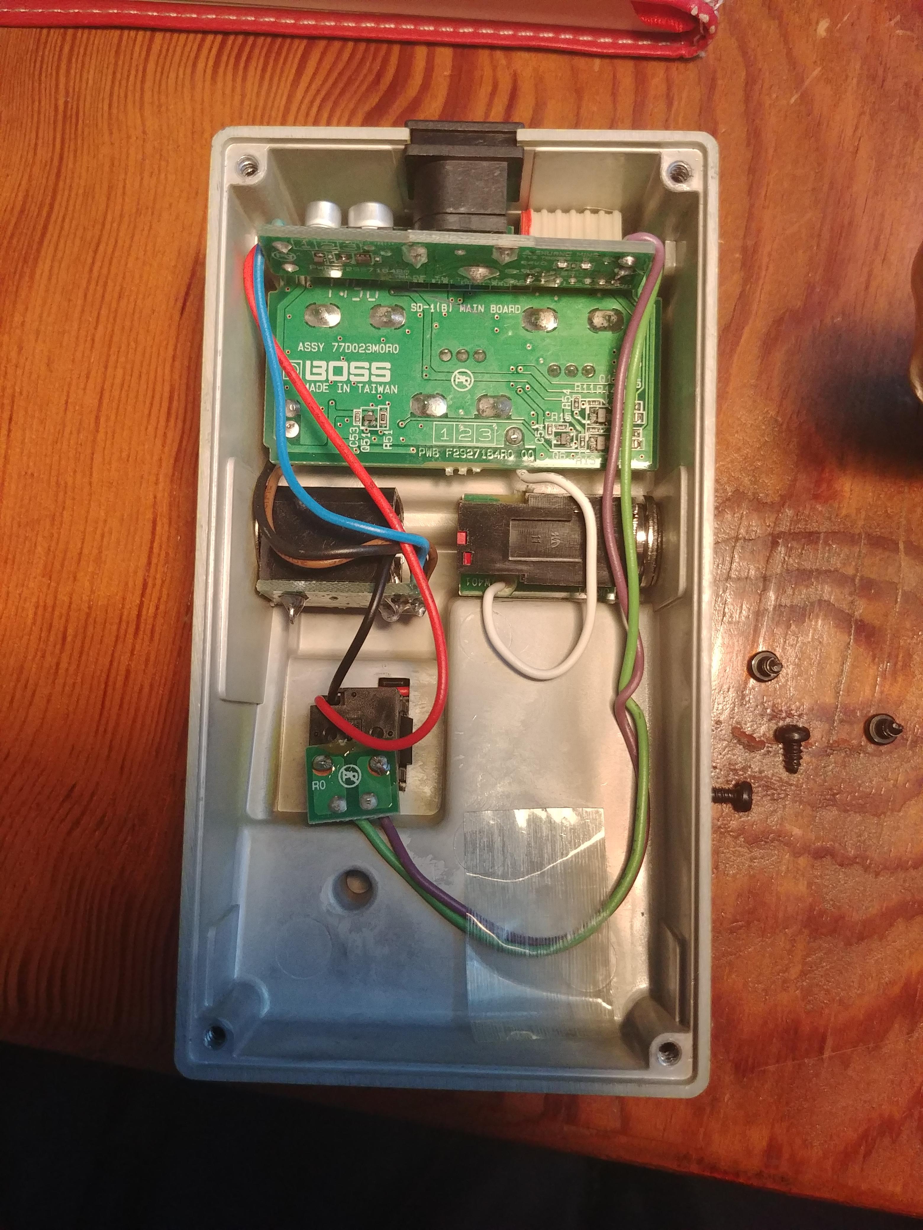 Boss SD-1 Mod Help : r/guitarpedals