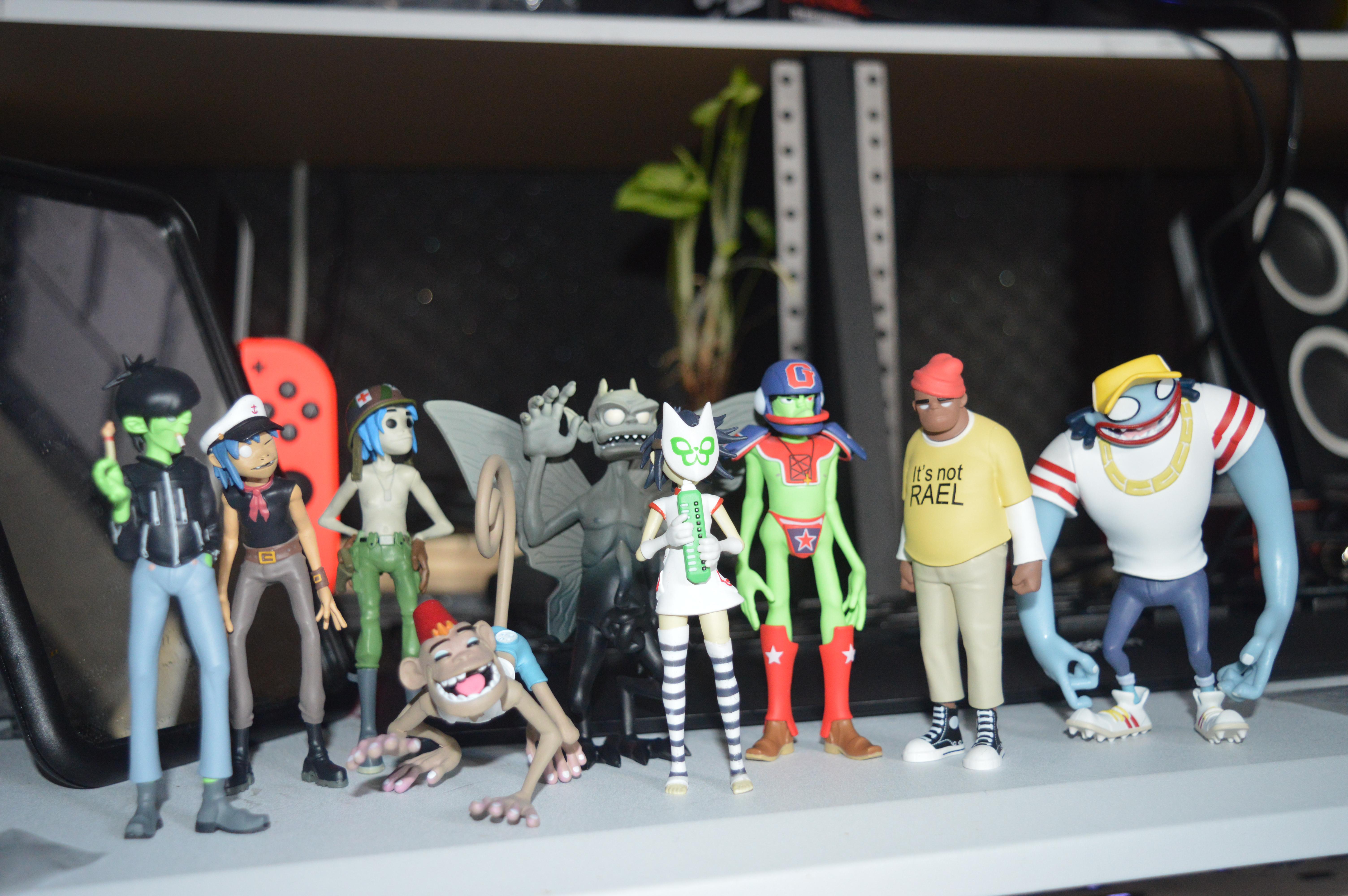My 9 Superplastic blind box figures have arrived : r/gorillaz