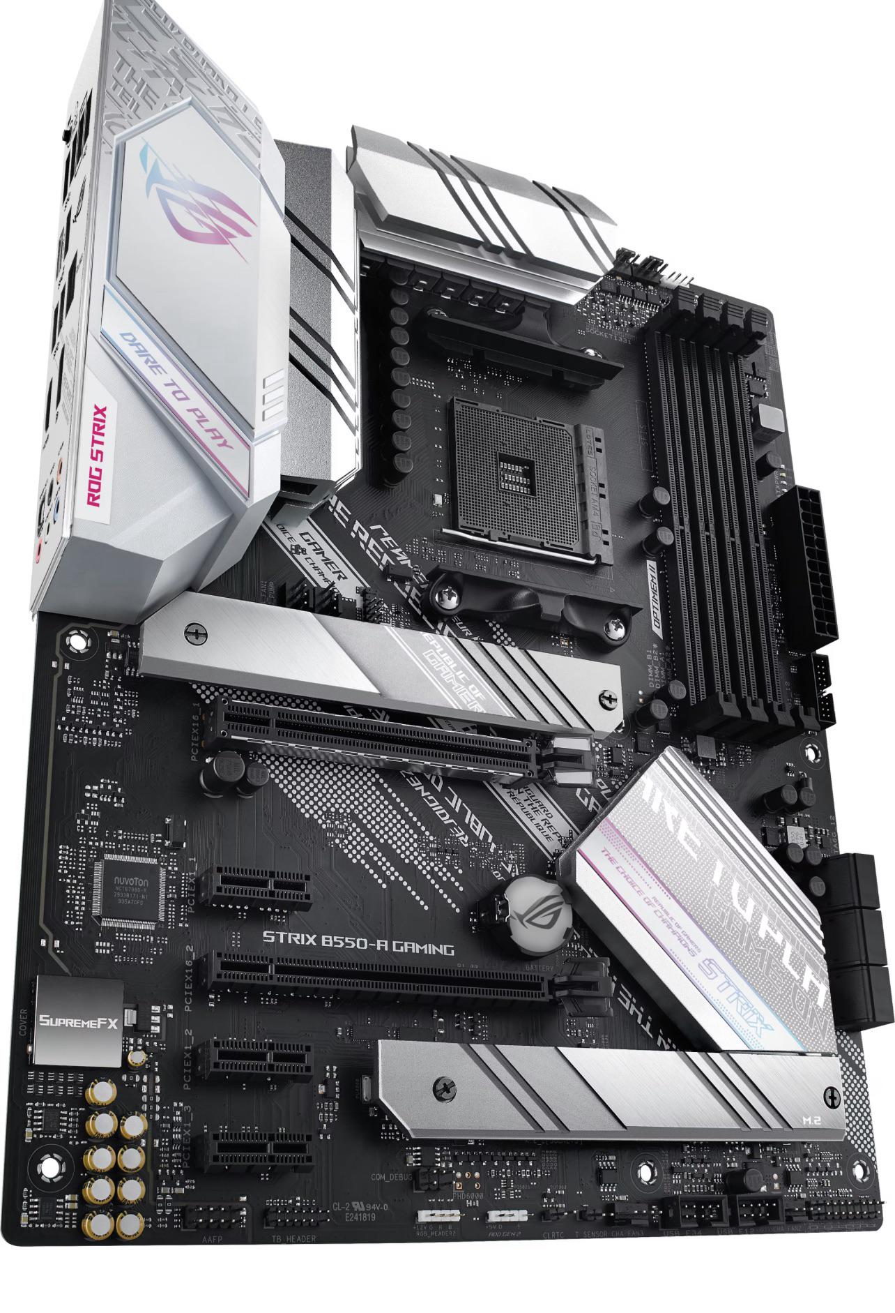 Which CPU cooler is suitable for the mainboard ASUS ROG STRIX B550