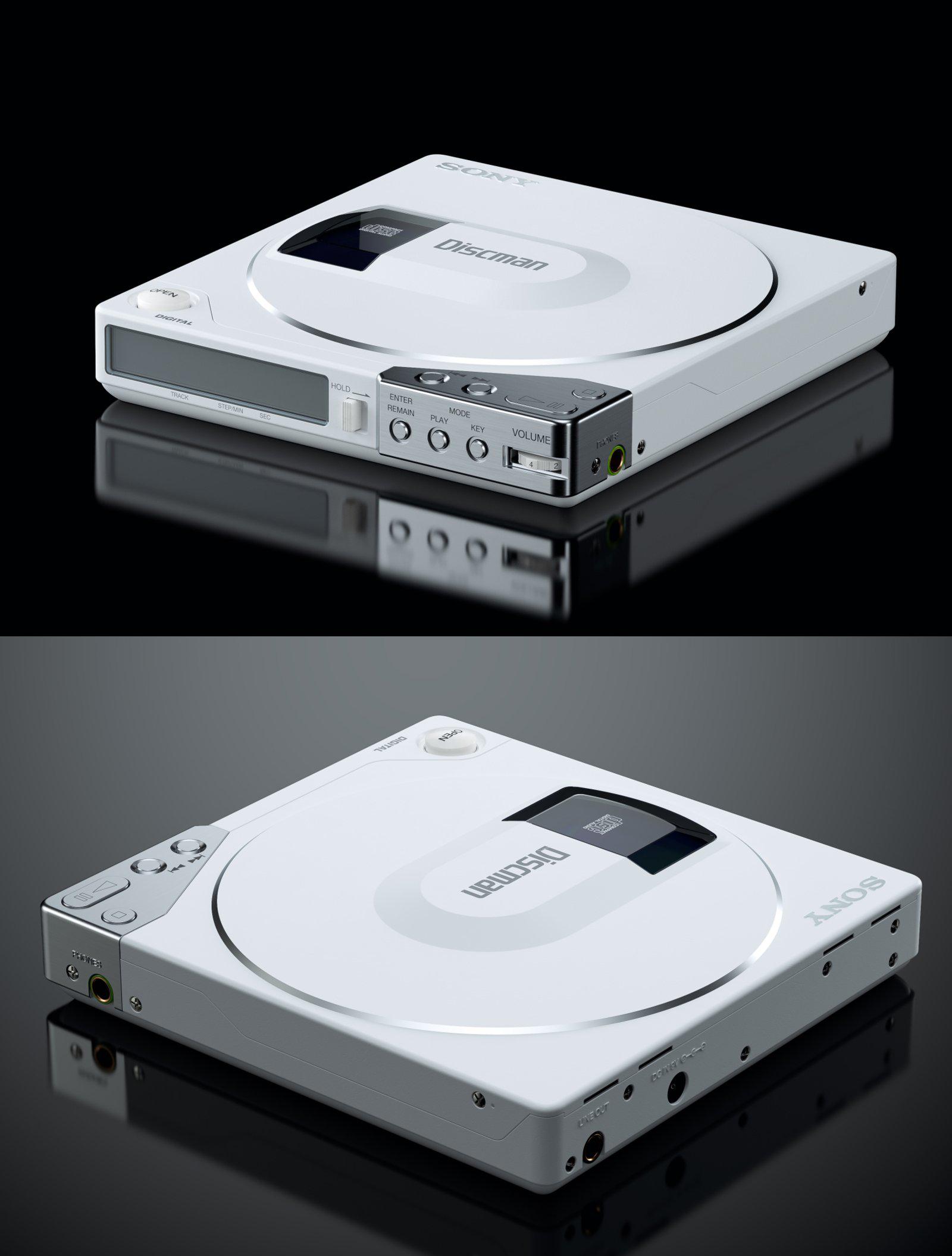 The Sony Discman D-150, a mid-range portable CD player released 36
