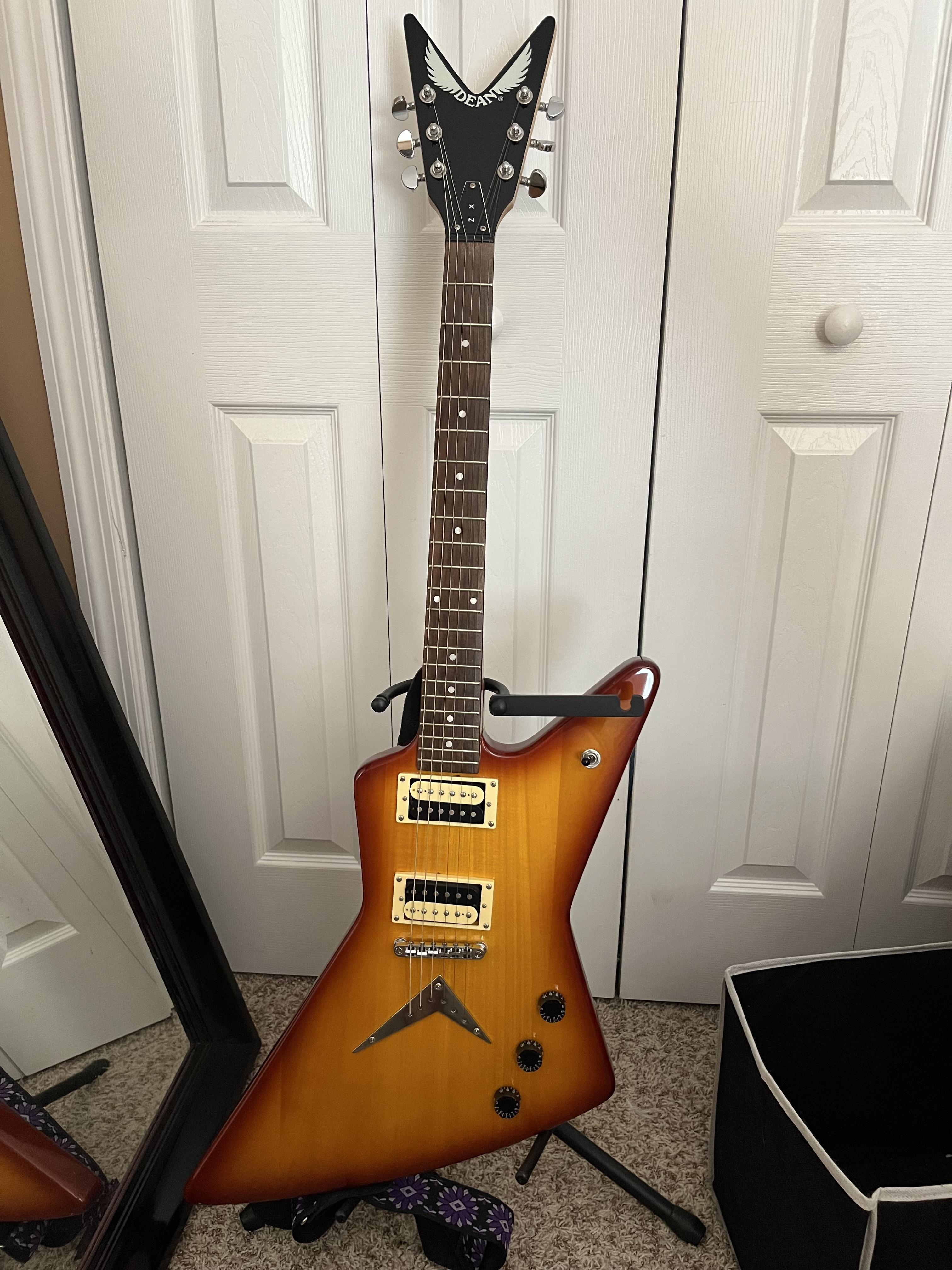 Dean ZX from the pawn shop. I've never particularly liked Deans