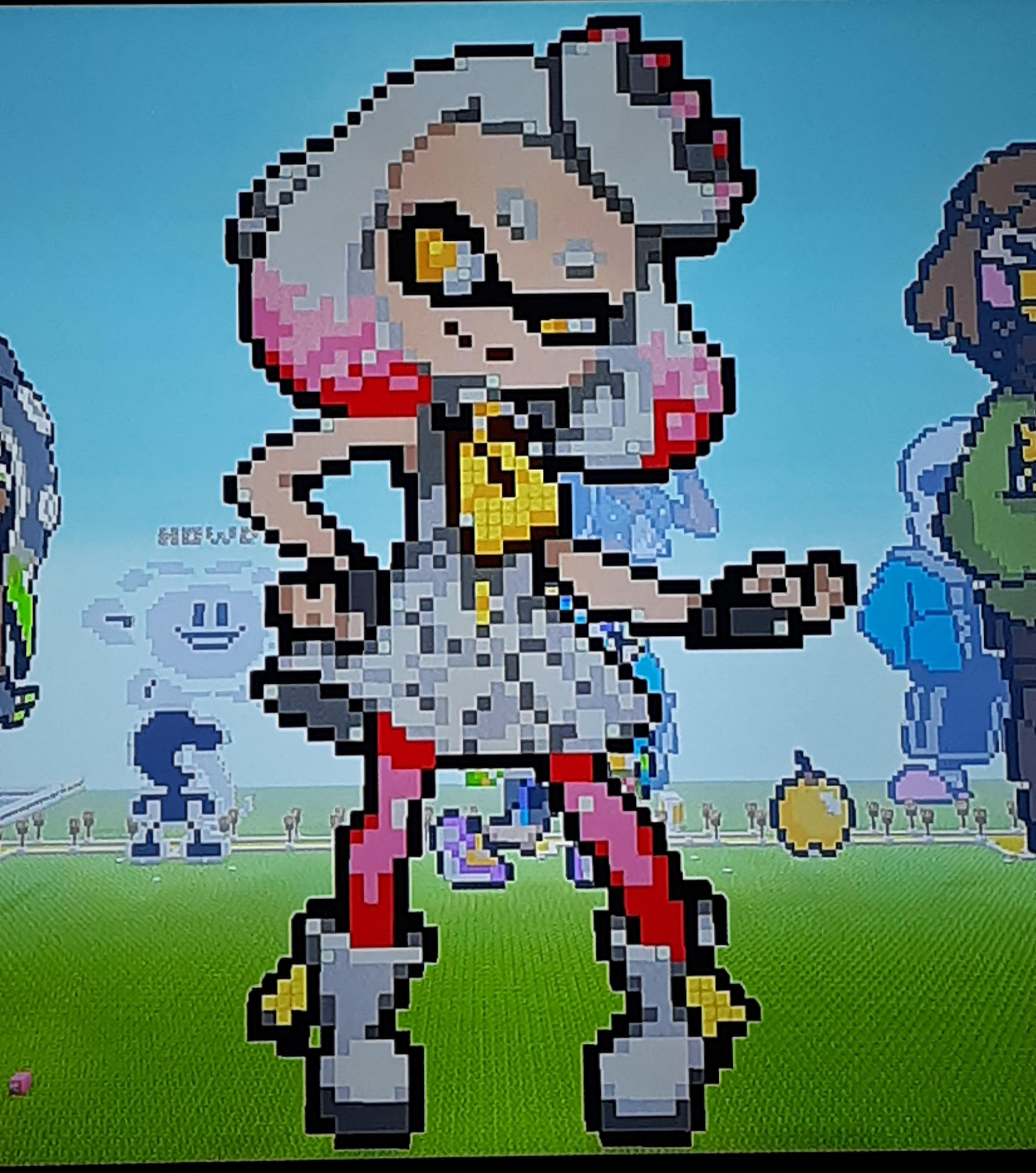 Built Pearl from Splatoon 2 a few days ago : r/Minecraft