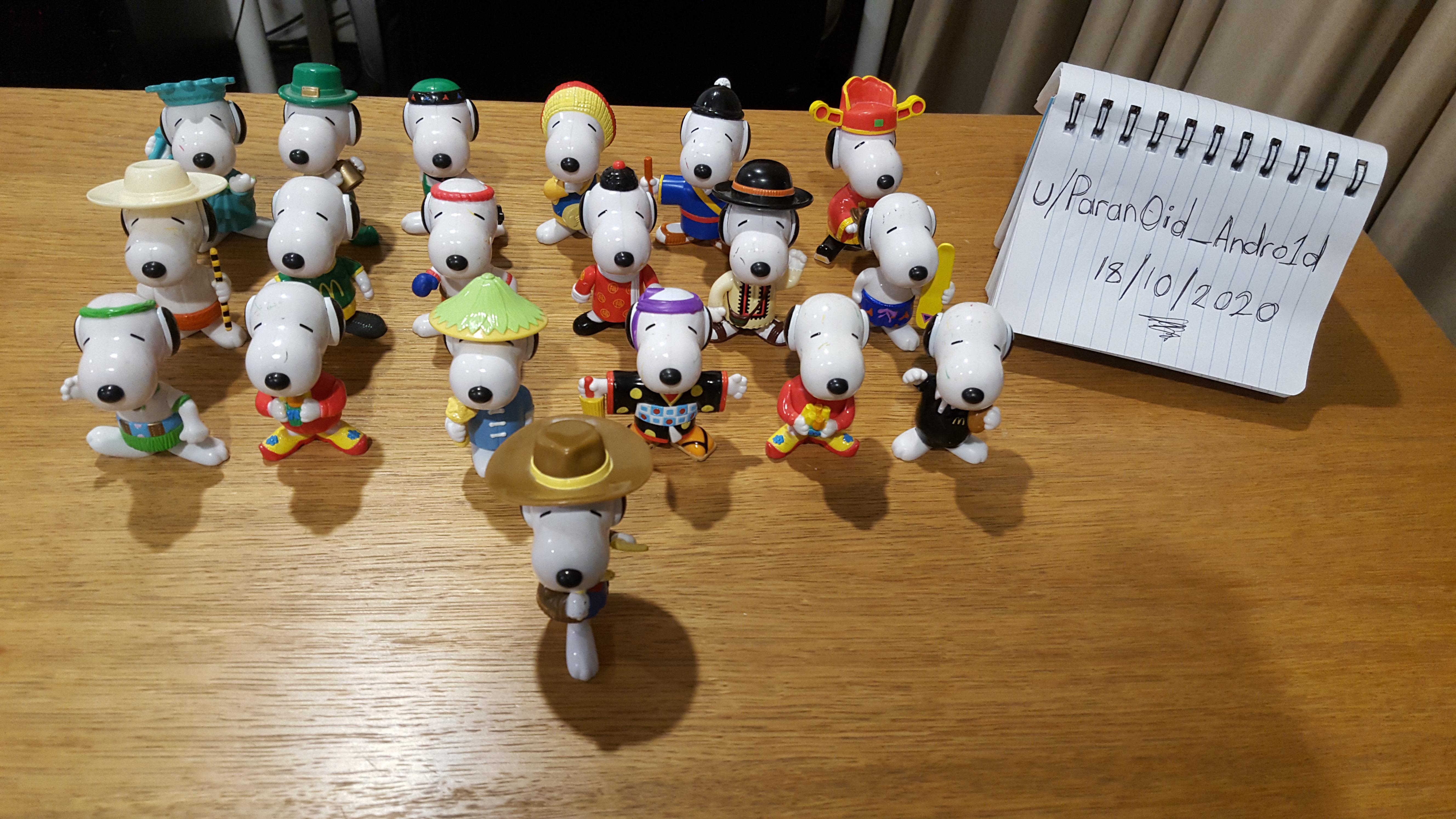 世界のSnoopy (スヌーピーワールドツアー？)(マクドナルド) どうやら