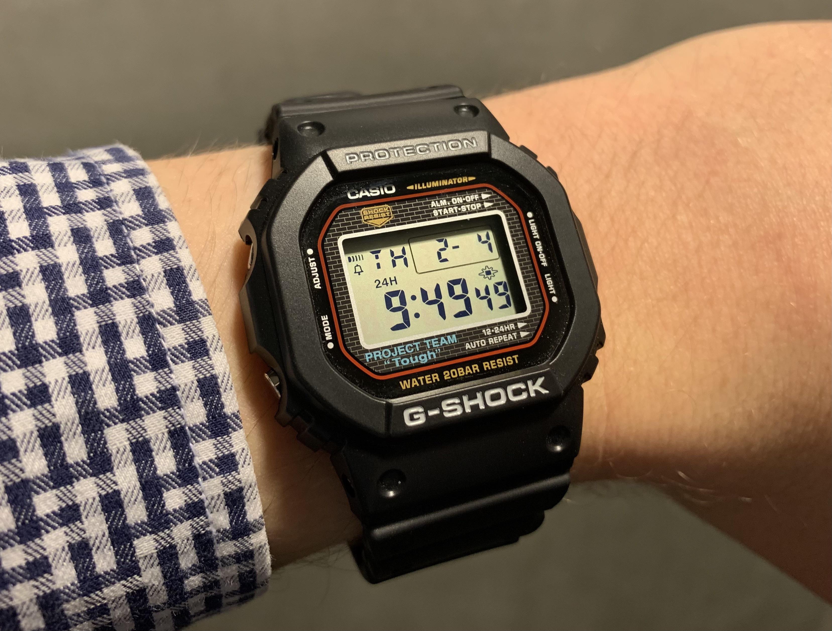 My 30th anniversary DW-5030-1 screwback : r/gshock