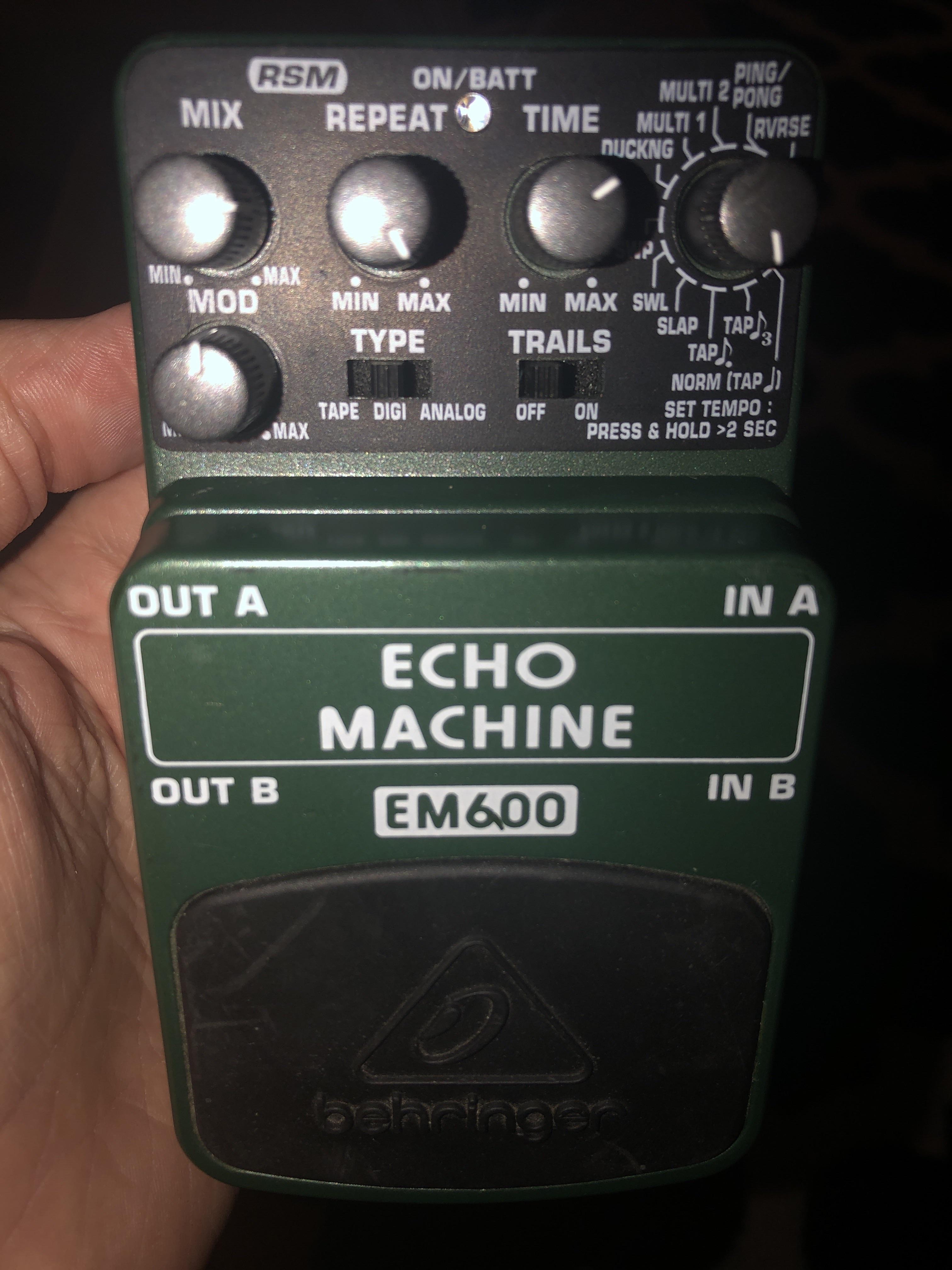 NPD] Behringer EM600 Echo Machine : r/guitarpedals