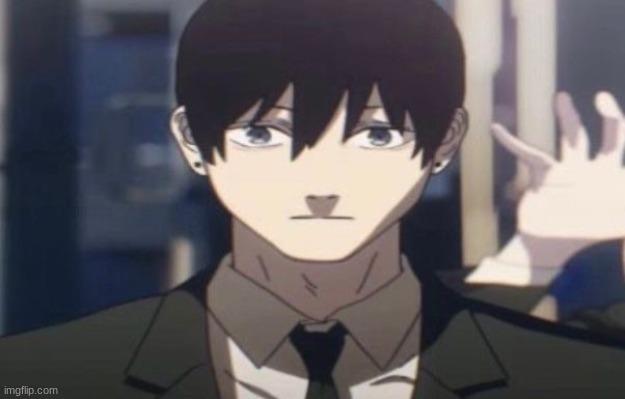 what the fuck is aki looking at : r/Chainsawfolk