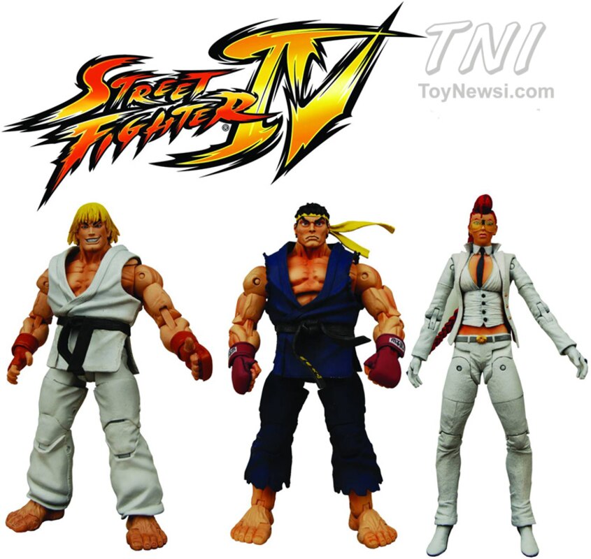 Street Fighter IV Survival Mode Color Figures - ToyNewsI.com