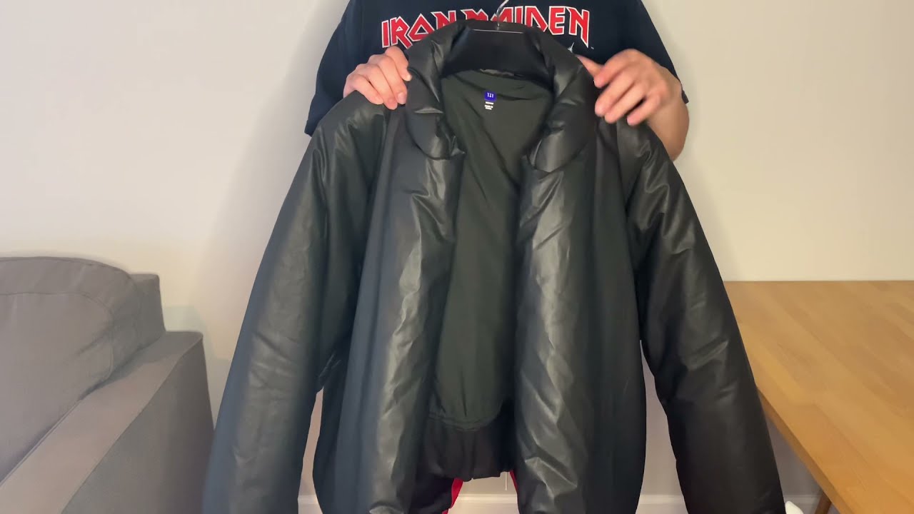 Yeezy x Gap Round Jacket Black Medium Try On and Sizing Guide