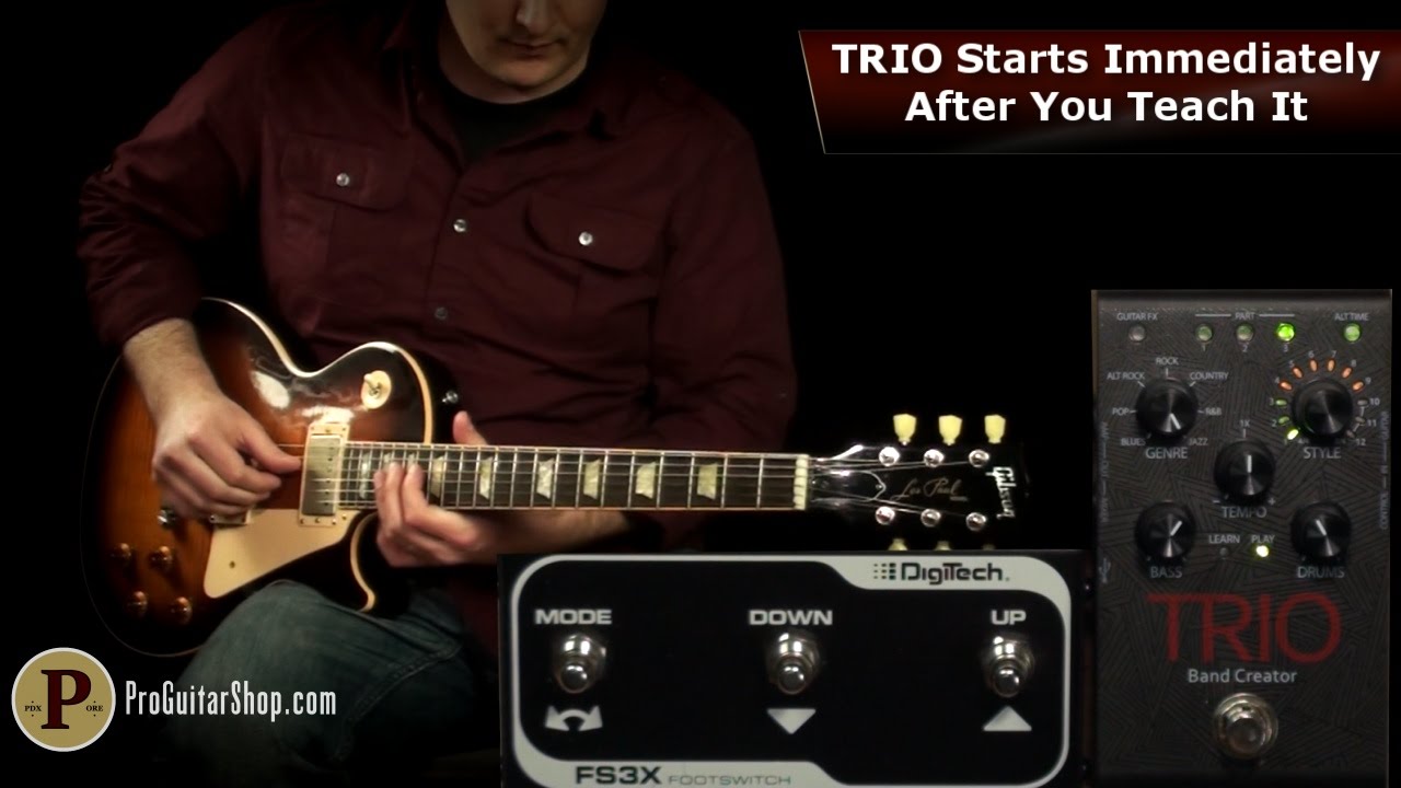DigiTech TRIO - コード進行とリズムからベースとドラムを自動生成する